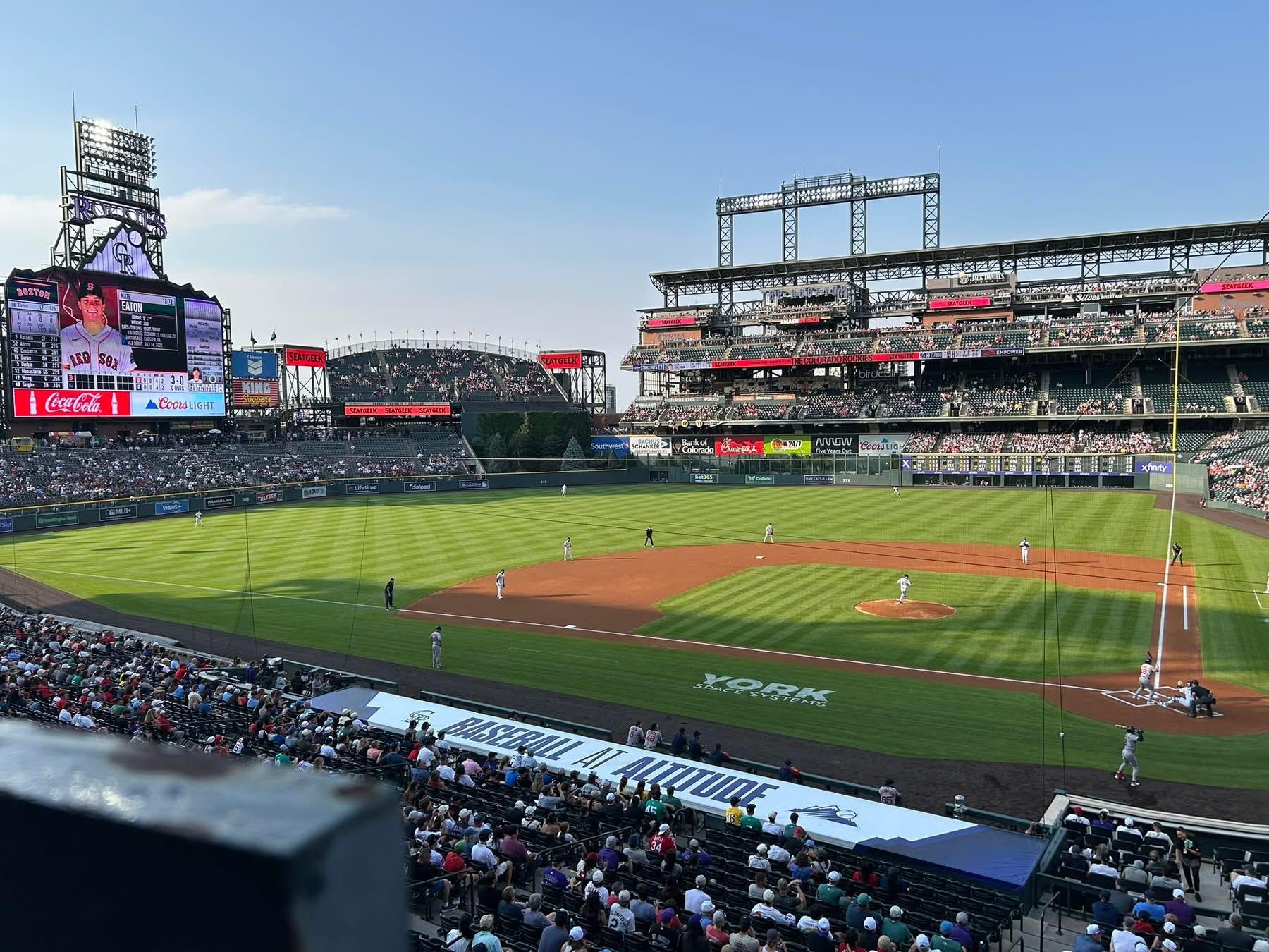 Real Fan View taken from Section 235 at Coors Field by Cynthia C