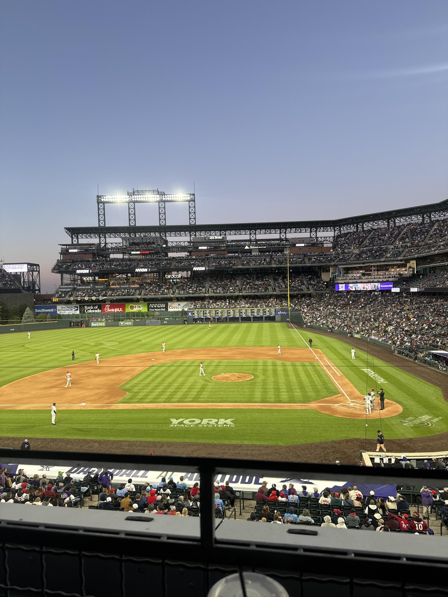 Real Fan View taken from Section 236 at Coors Field by Nic A
