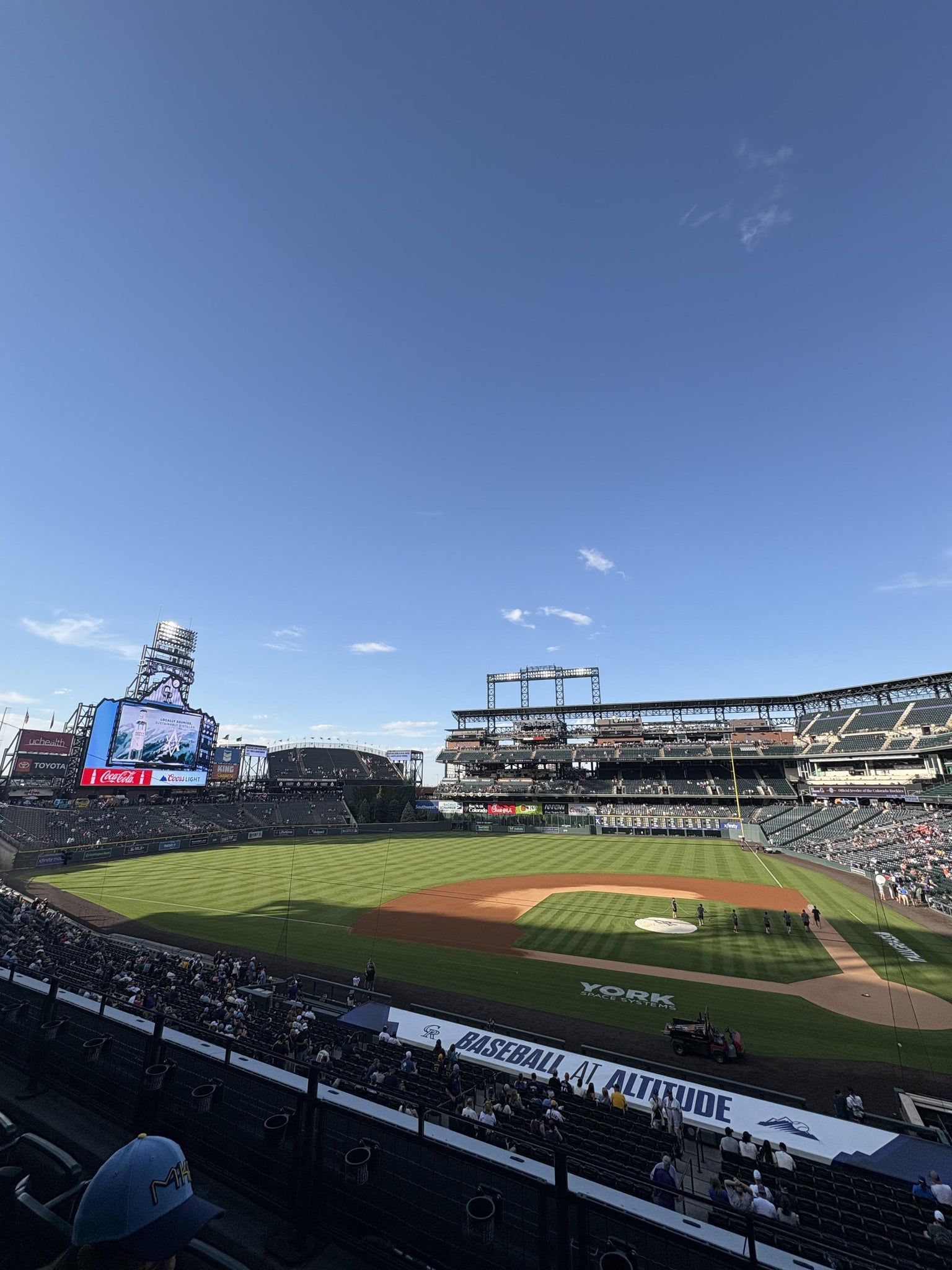Real Fan View taken from Section 236 at Coors Field by Carlos P