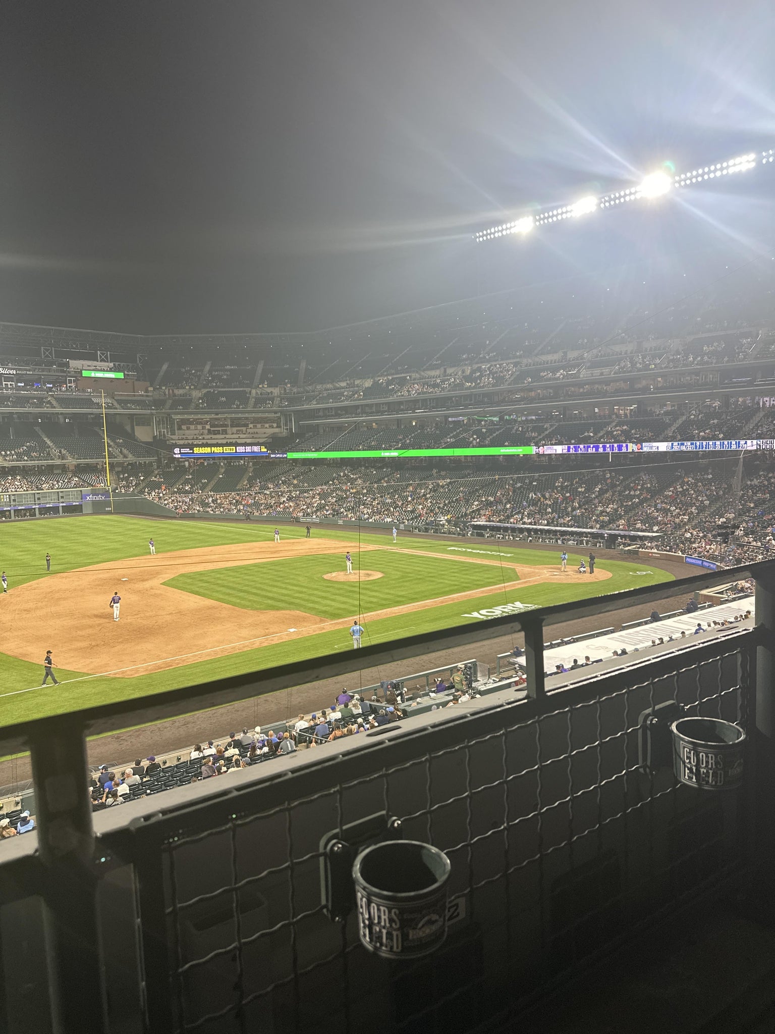 Real Fan View taken from Section 242 at Coors Field by Dominique M