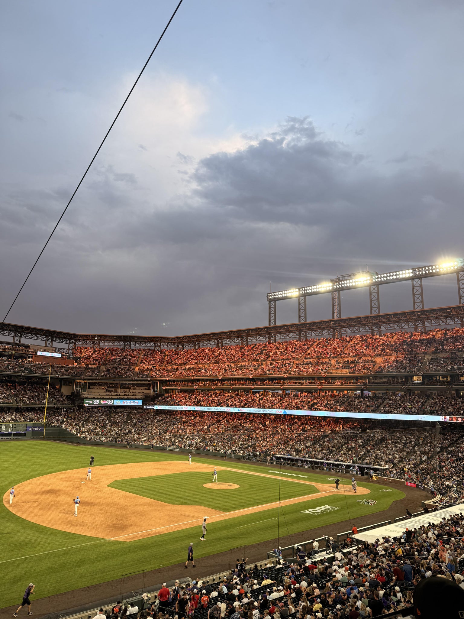 Real Fan View taken from Section 243 at Coors Field by Bo M