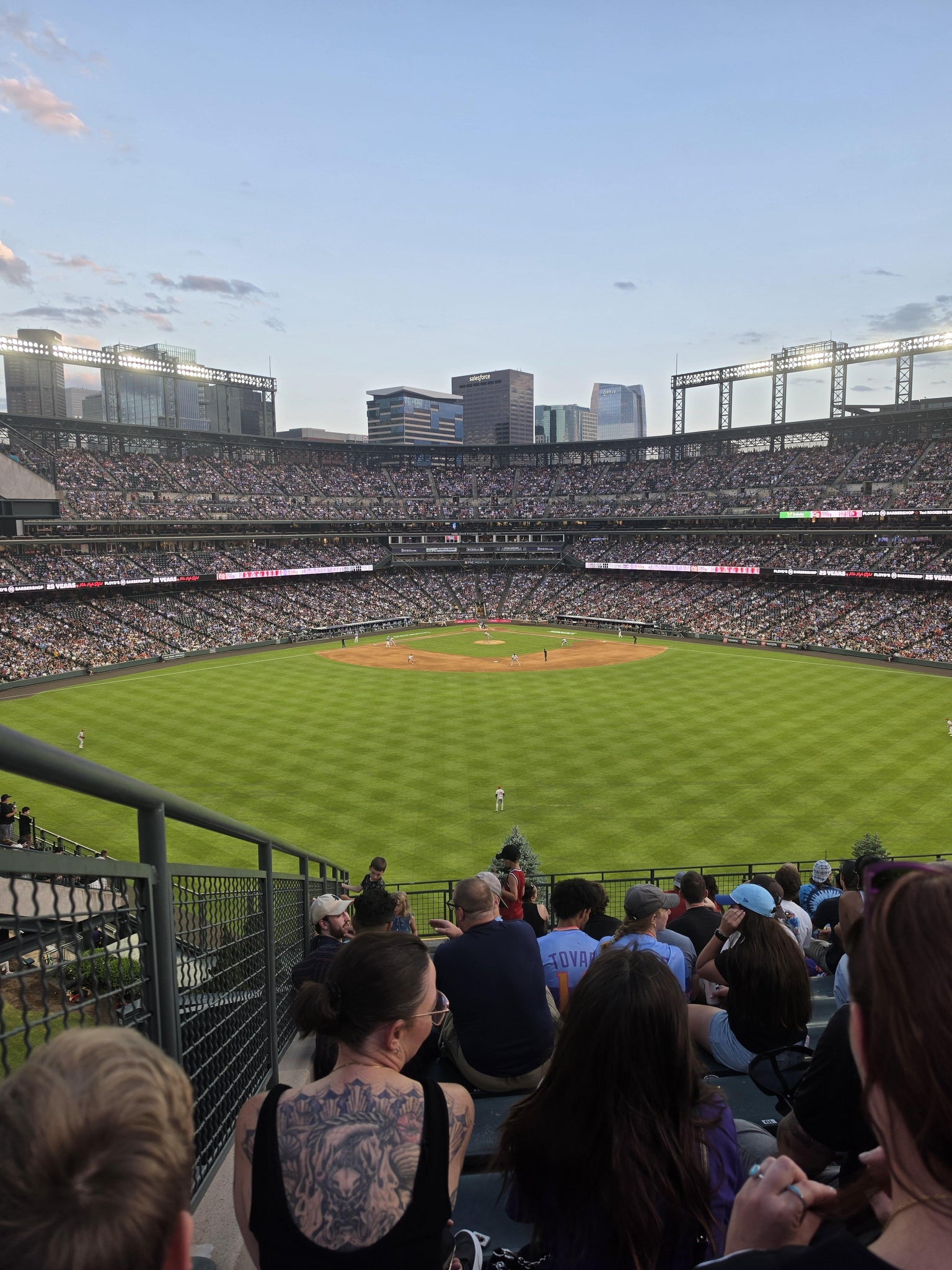 Real Fan View taken from Section 403 at Coors Field by Anonymous User