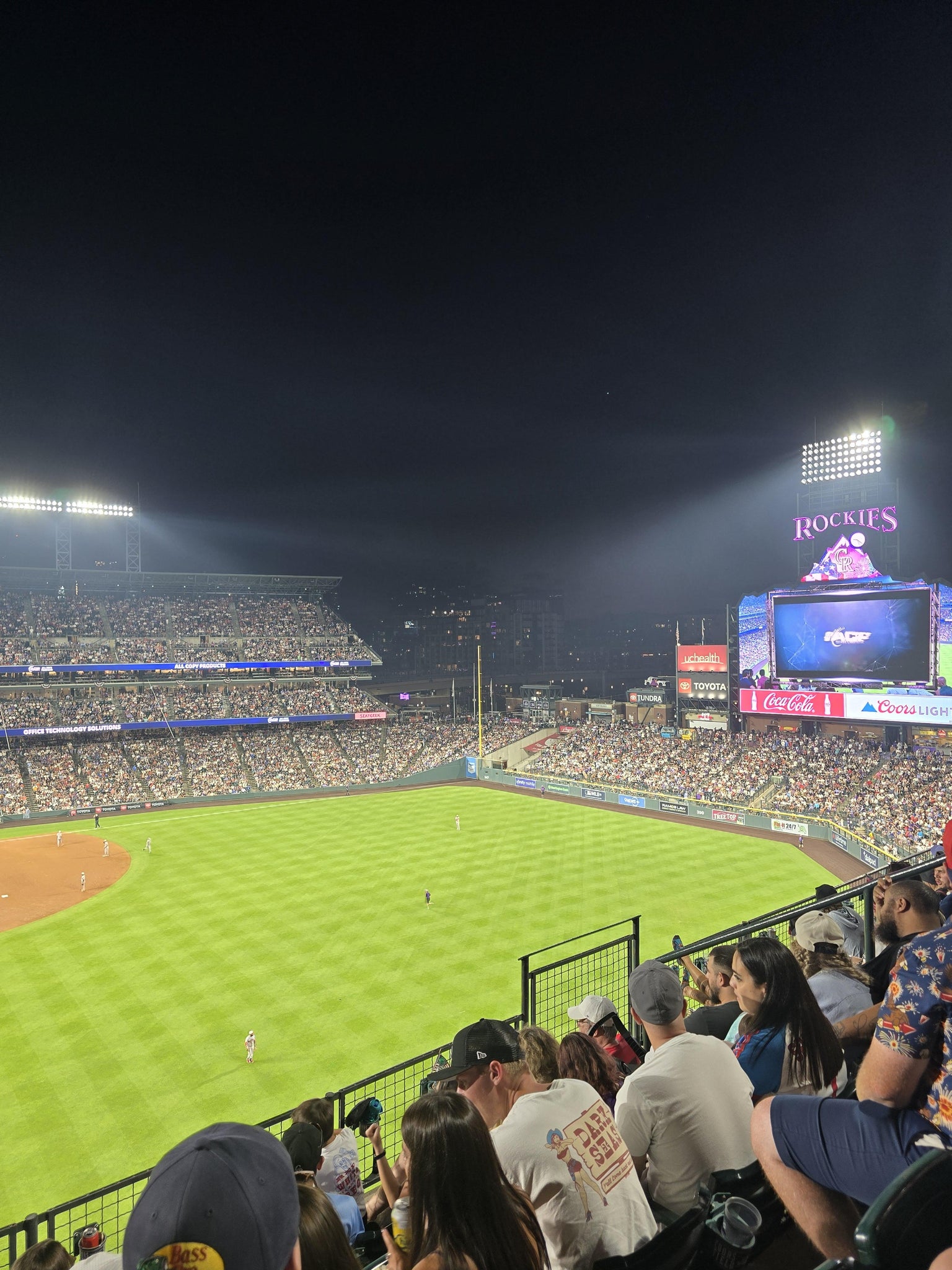 Real Fan View taken from Lower 307 at Coors Field by Nicholas K