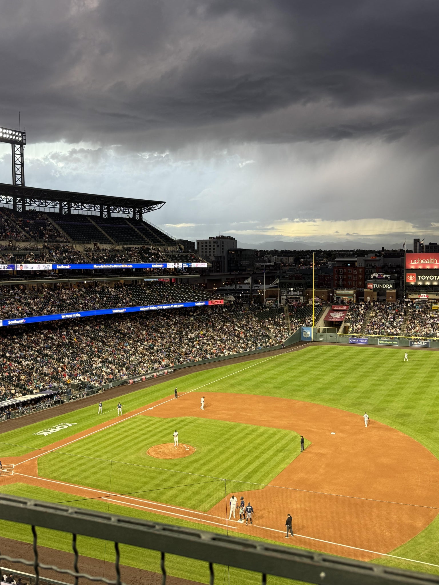 Real Fan View taken from Lower 319 at Coors Field by Sean A