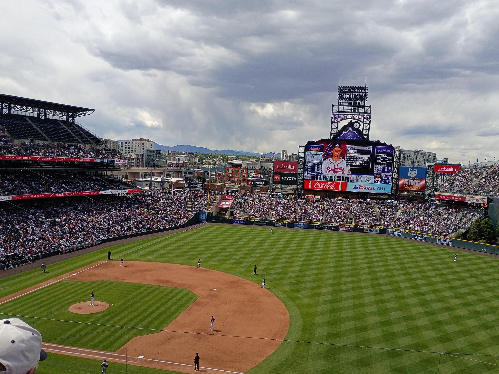 Real Fan View taken from Lower 319 at Coors Field by Tristan H