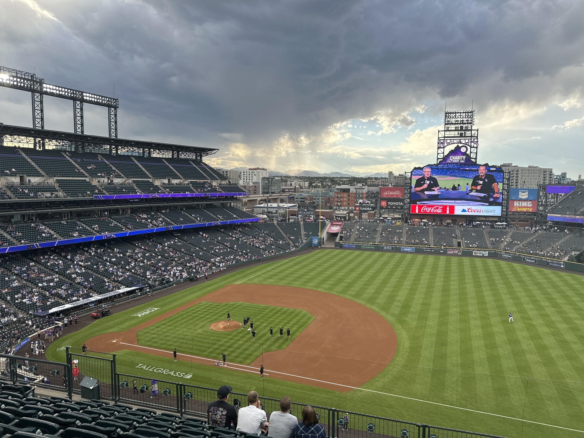 Real Fan View taken from Lower 319 at Coors Field by Kerem H