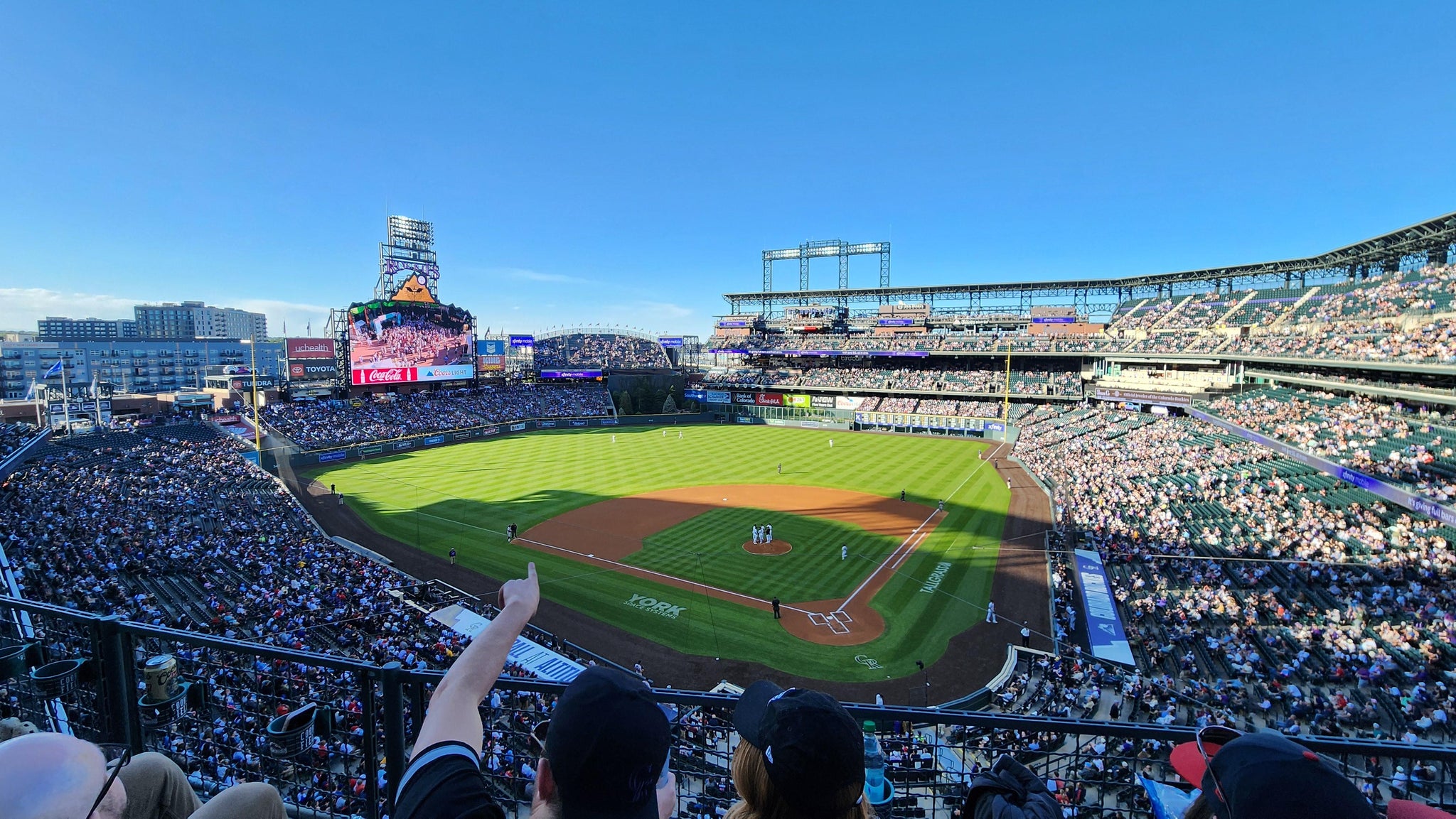 Real Fan View taken from Lower 333 at Coors Field by Aimee S