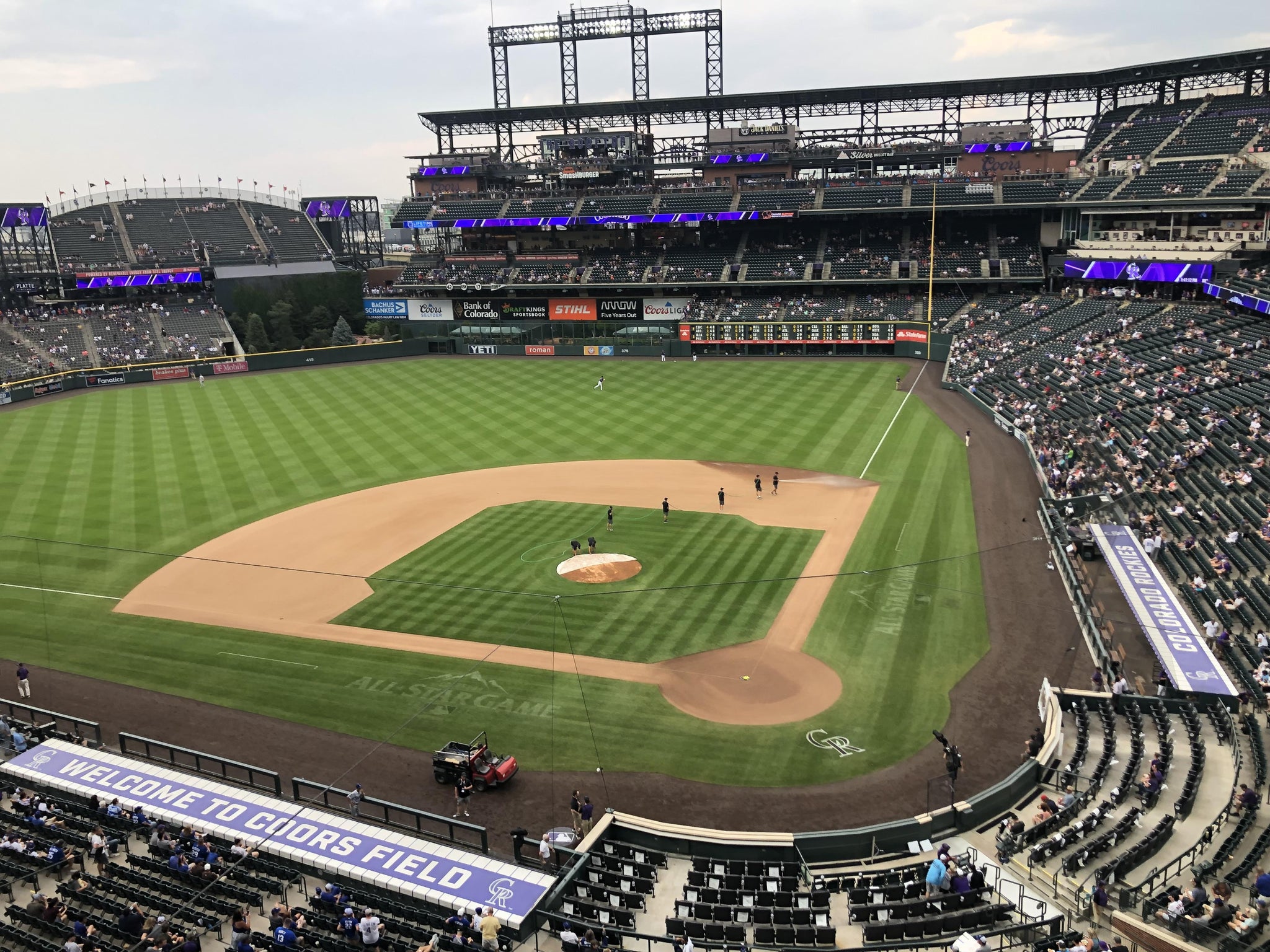 Real Fan View taken from Lower 334 at Coors Field by Marco G