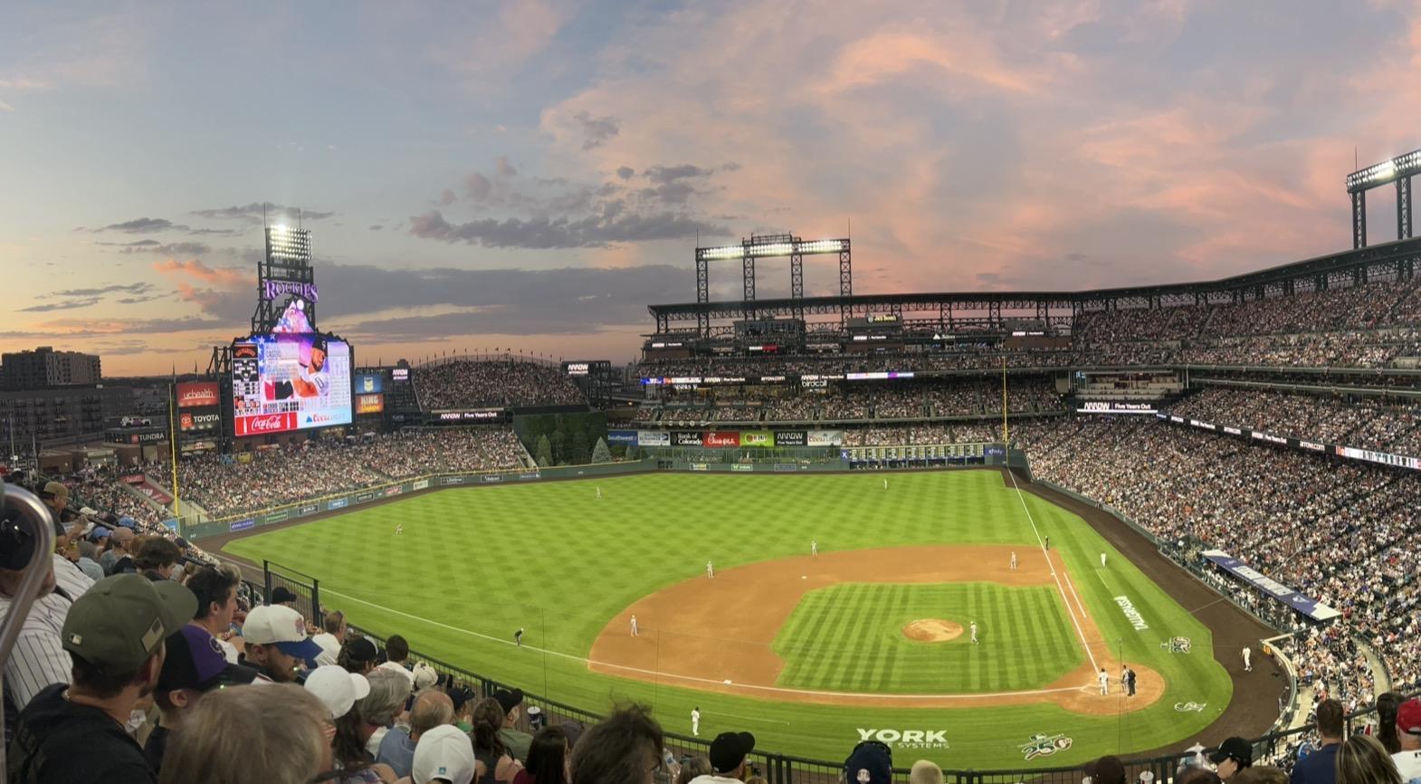 Real Fan View taken from Lower 336 at Coors Field by James e C