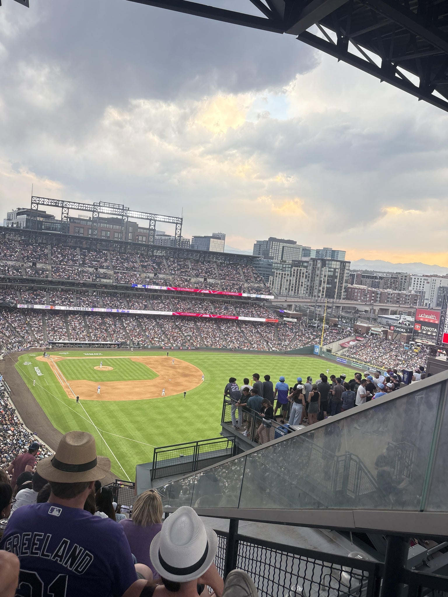 Real Fan View taken from Upper 310 at Coors Field by Kayden D