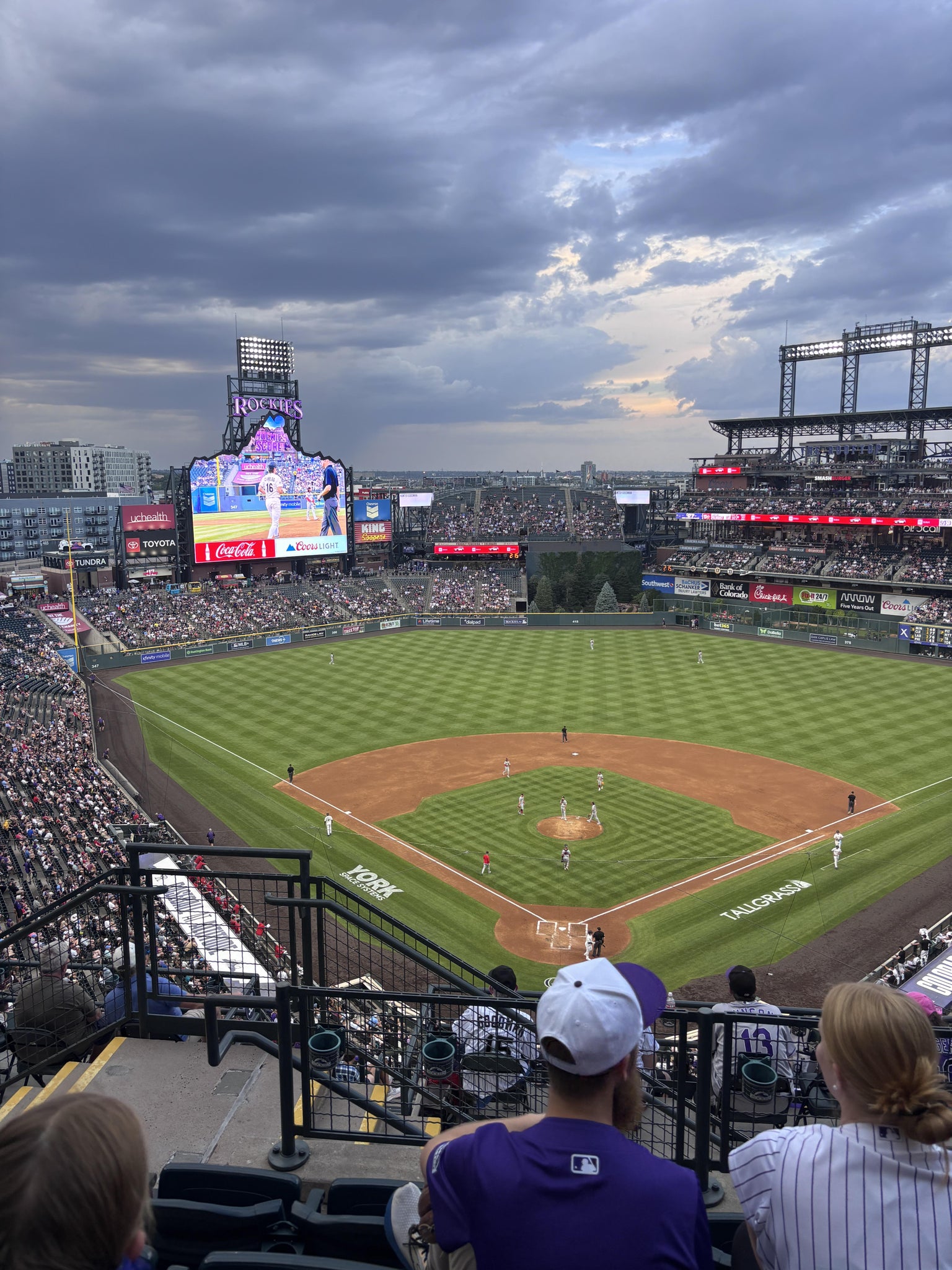 Real Fan View taken from Upper 330 at Coors Field by Holly S