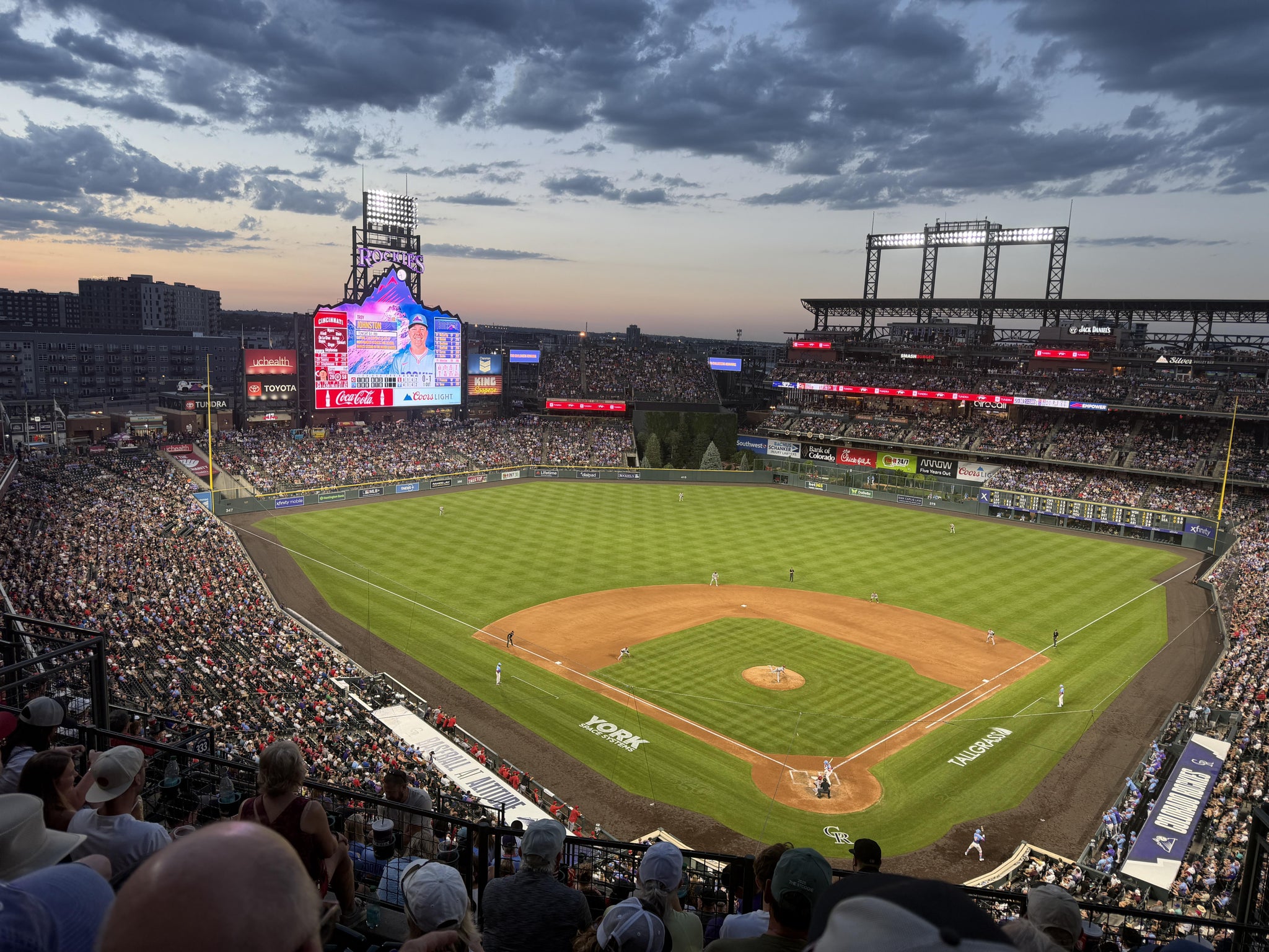 Real Fan View taken from Upper 332 at Coors Field by Stevie O