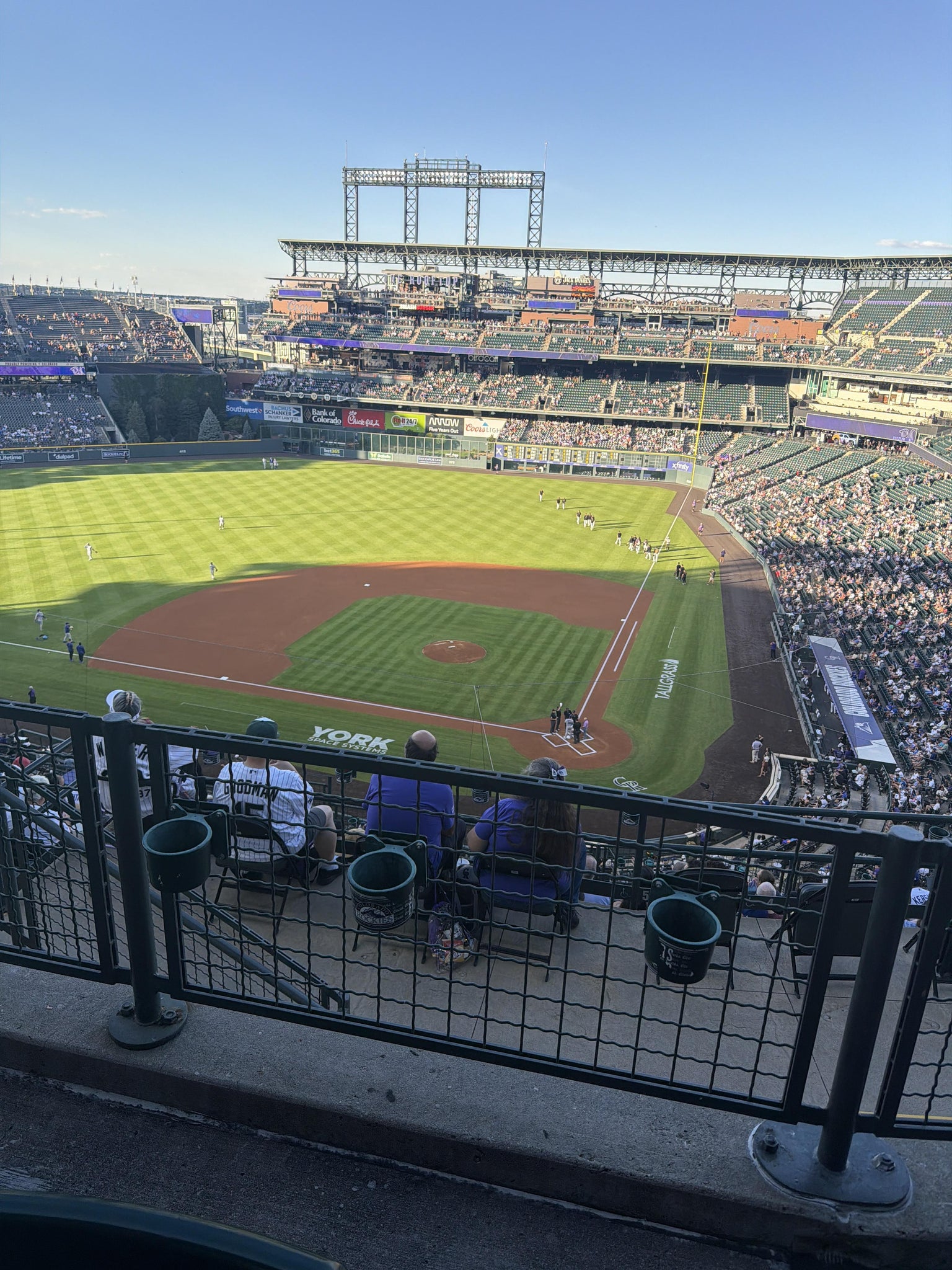 Real Fan View taken from Upper 334 at Coors Field by Sara P