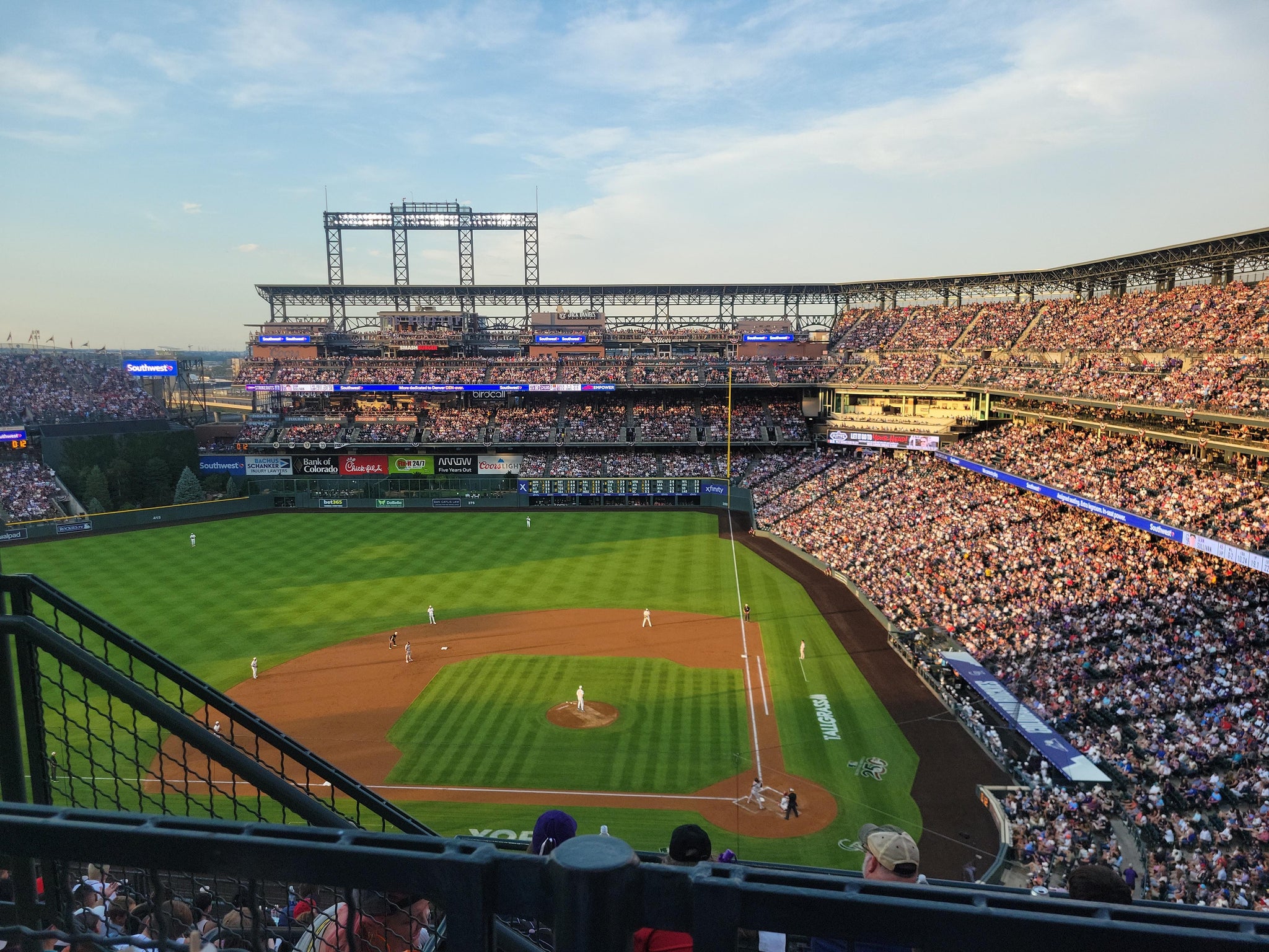 Real Fan View taken from Upper 335 at Coors Field by Jessica S