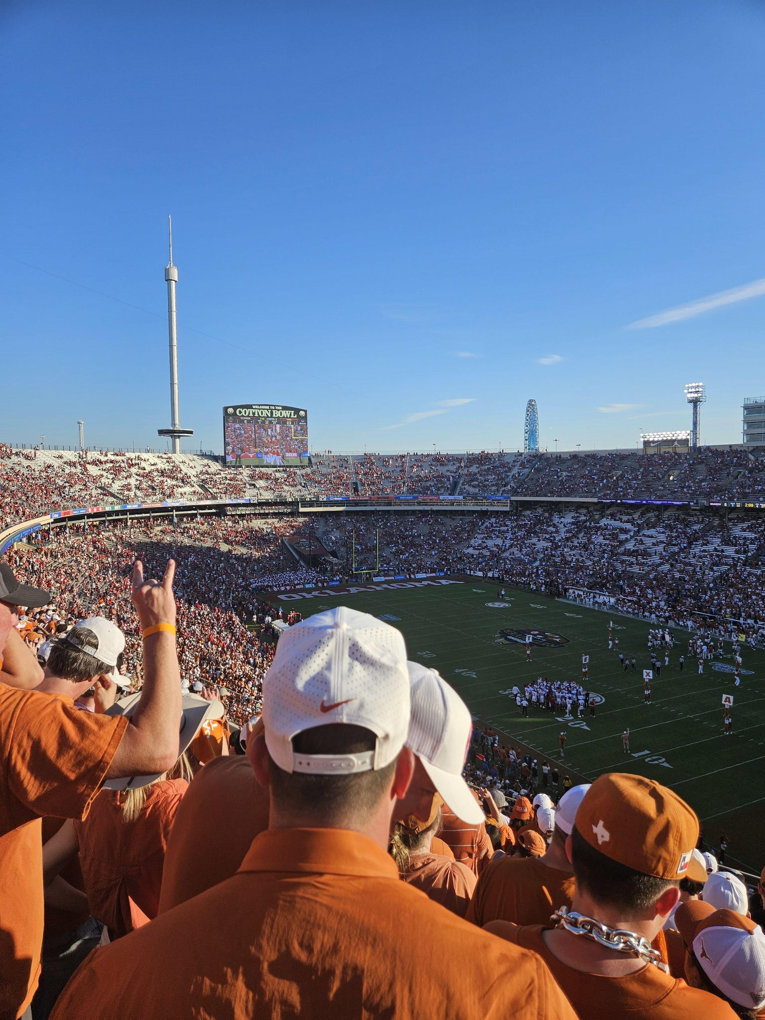 Real Fan View taken from Section 122 at Cotton Bowl Stadium by Randall B