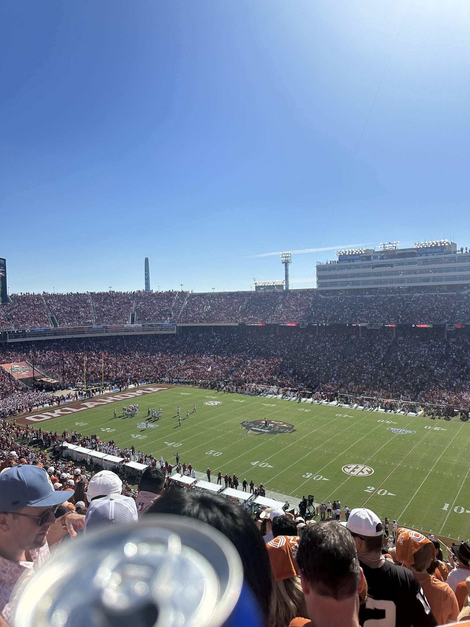 Real Fan View taken from Section 125 at Cotton Bowl Stadium by Anonymous User