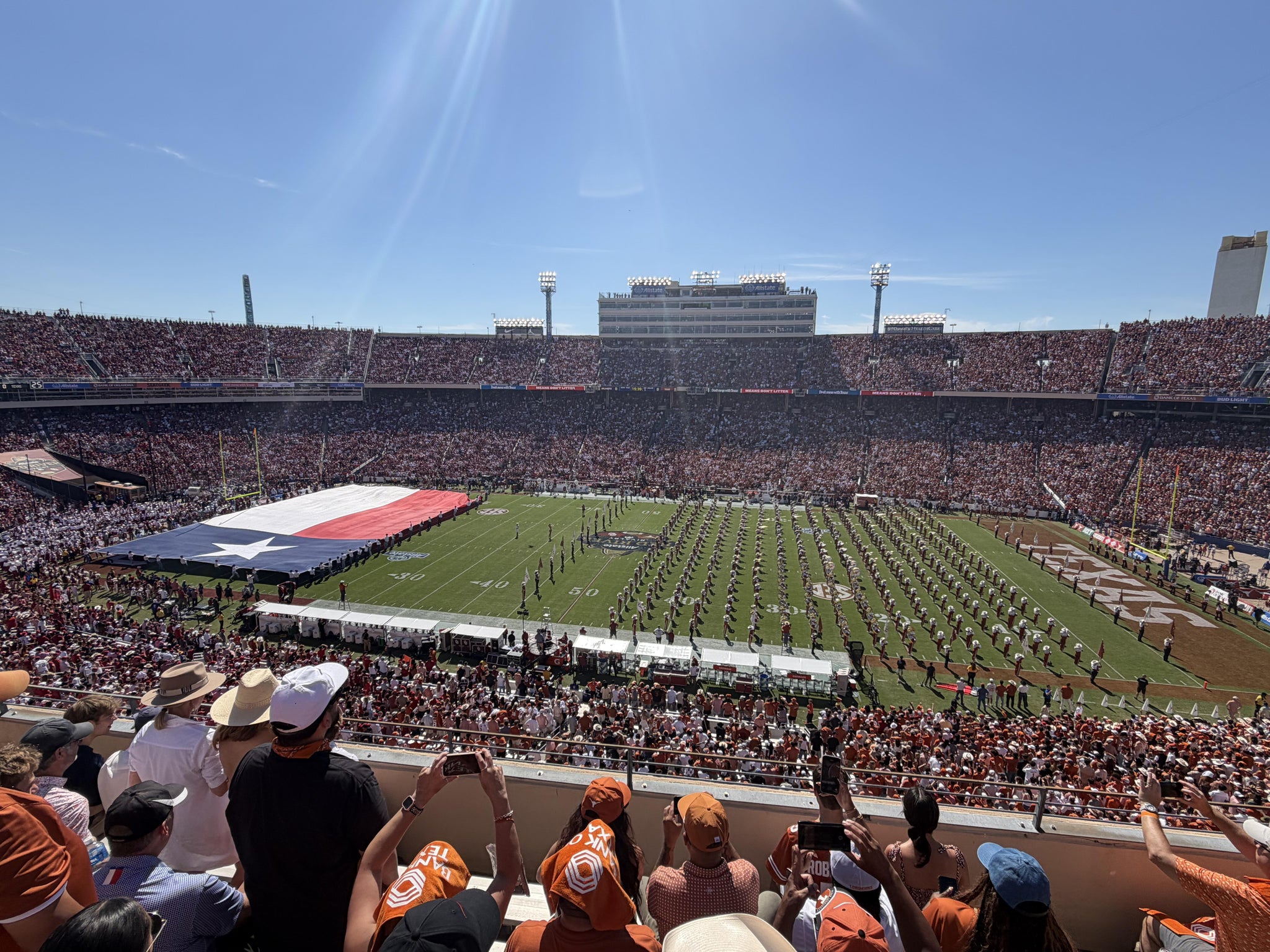 Real Fan View taken from Section 128 at Cotton Bowl Stadium by Brian S