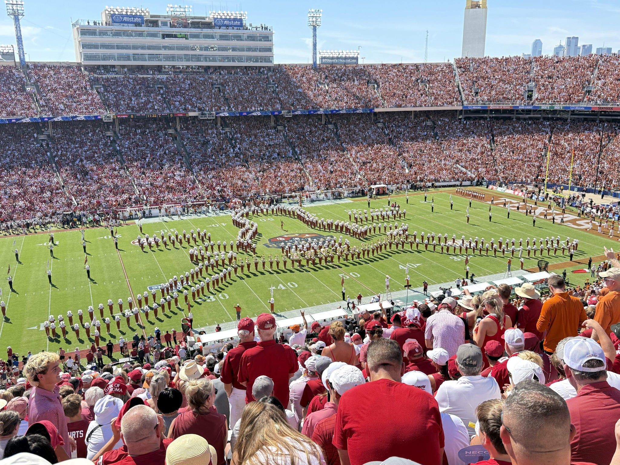 Real Fan View taken from Section 128 at Cotton Bowl Stadium by Brett C