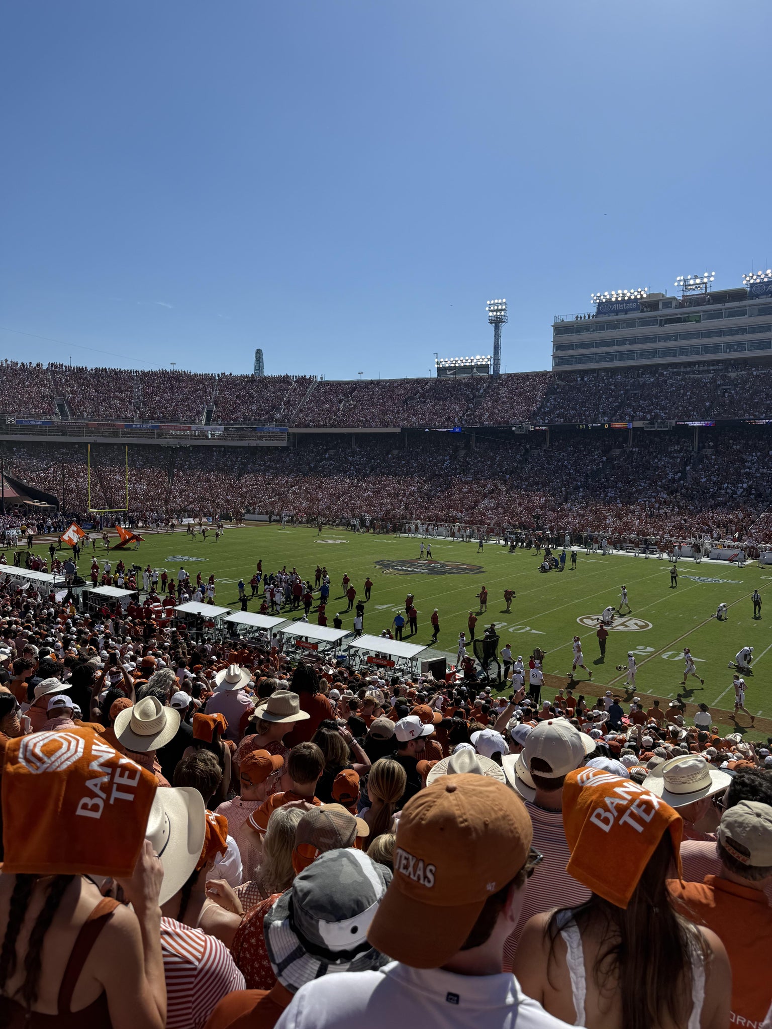Real Fan View taken from Section 21 at Cotton Bowl Stadium by Amber C