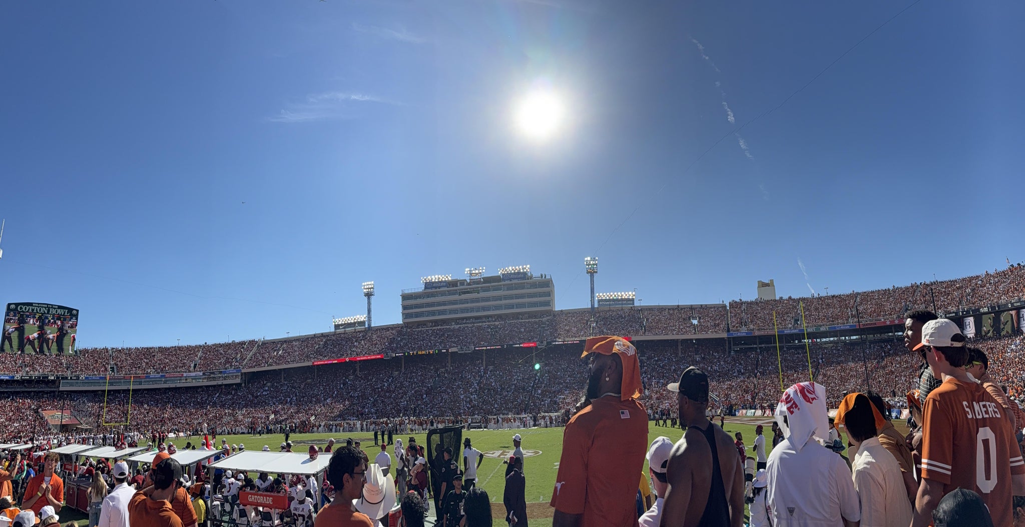 Real Fan View taken from Section 22 at Cotton Bowl Stadium by Corey Z