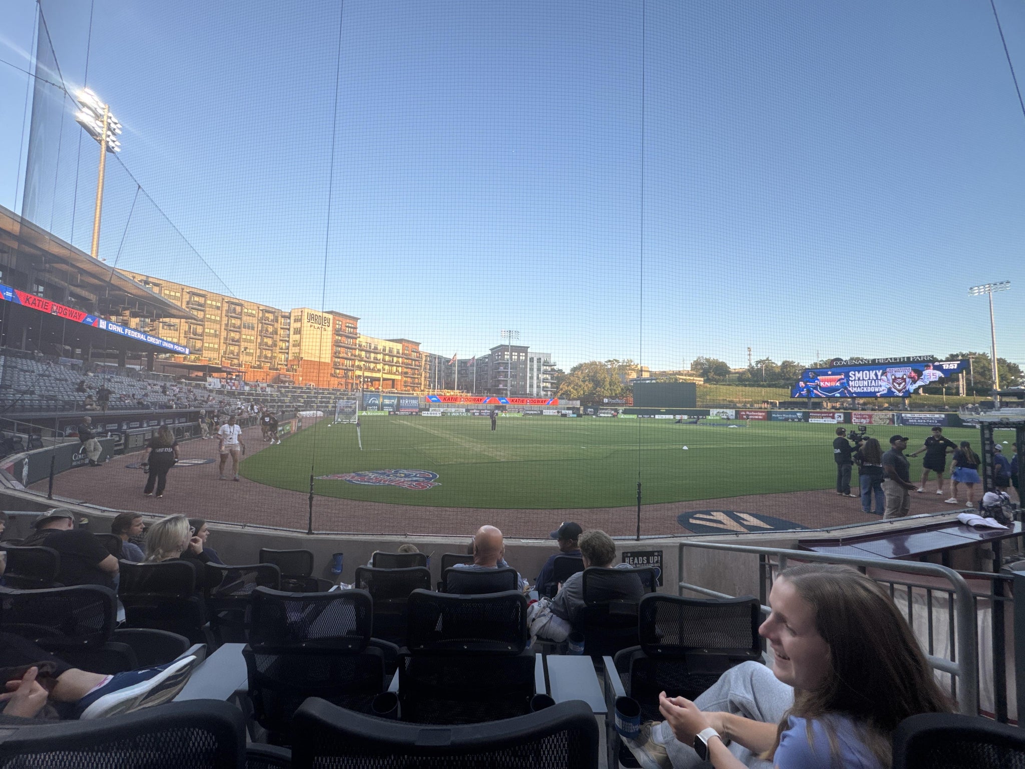 Real Fan View taken from Section 111 at Covenant Health Park by Anonymous User