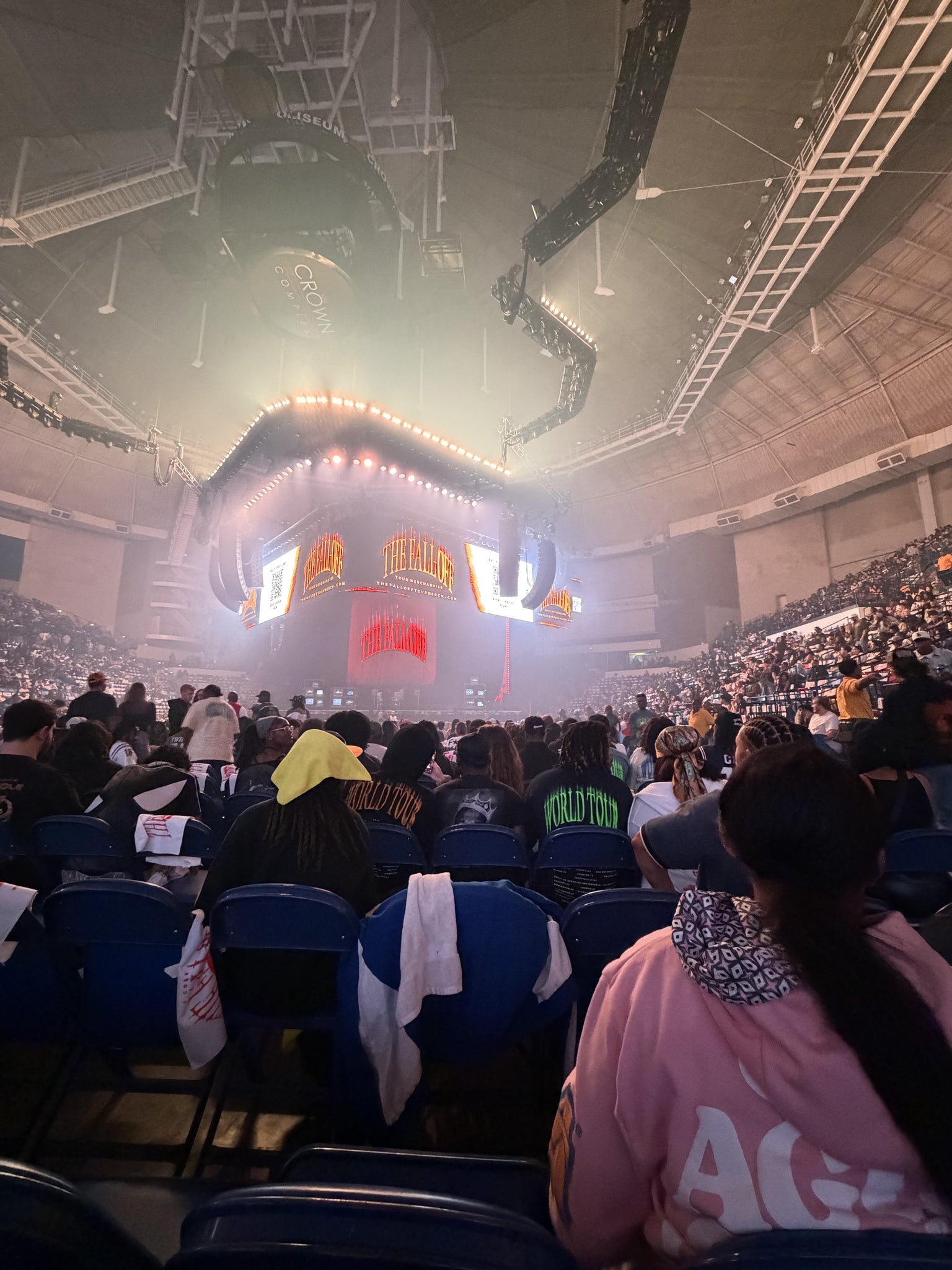 Real Fan View taken from Floor 4 at Crown Coliseum - Crown Complex by Brittany B