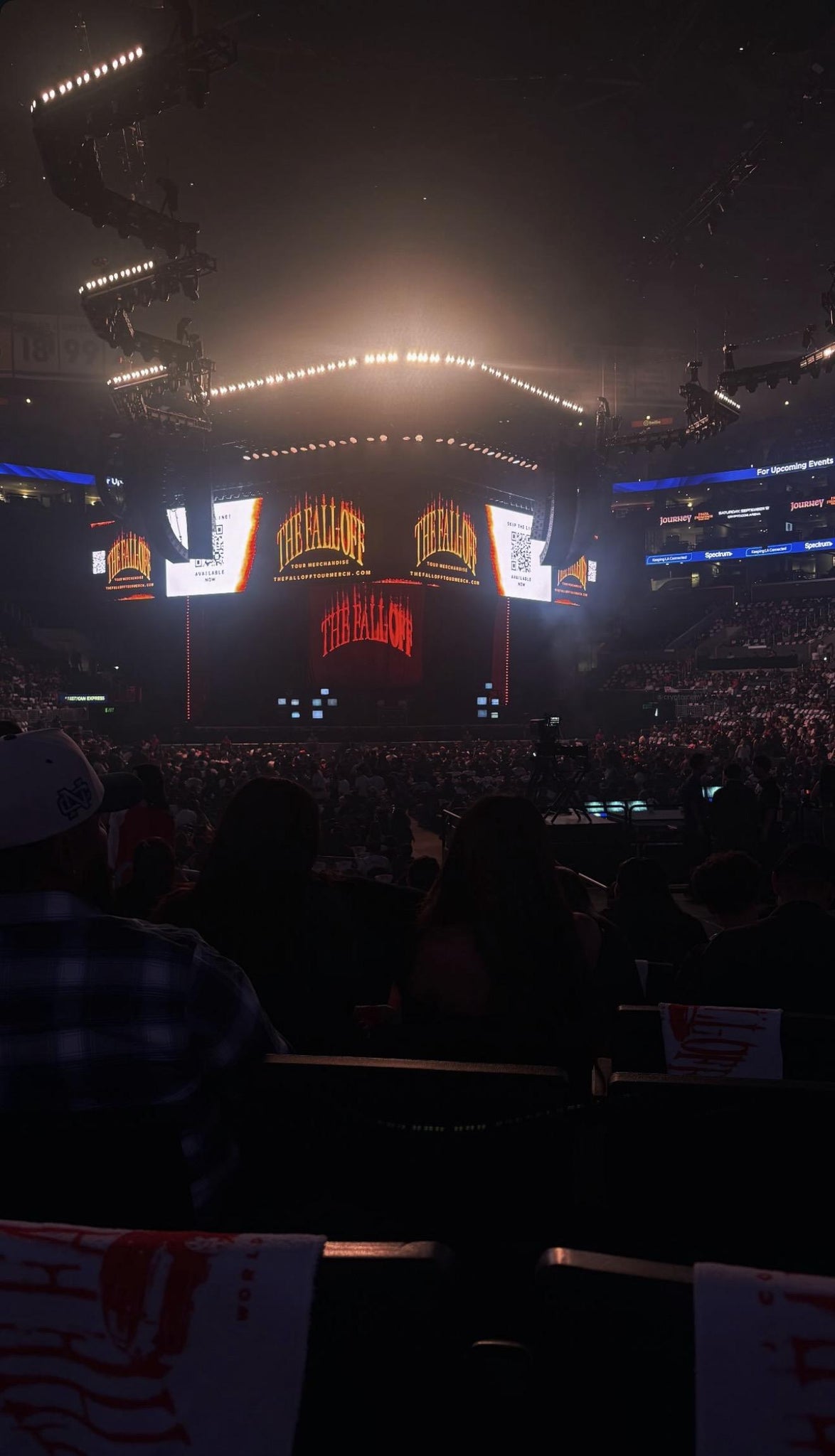 Real Fan View taken from Section 107 at Crypto.com Arena by Yaressi G