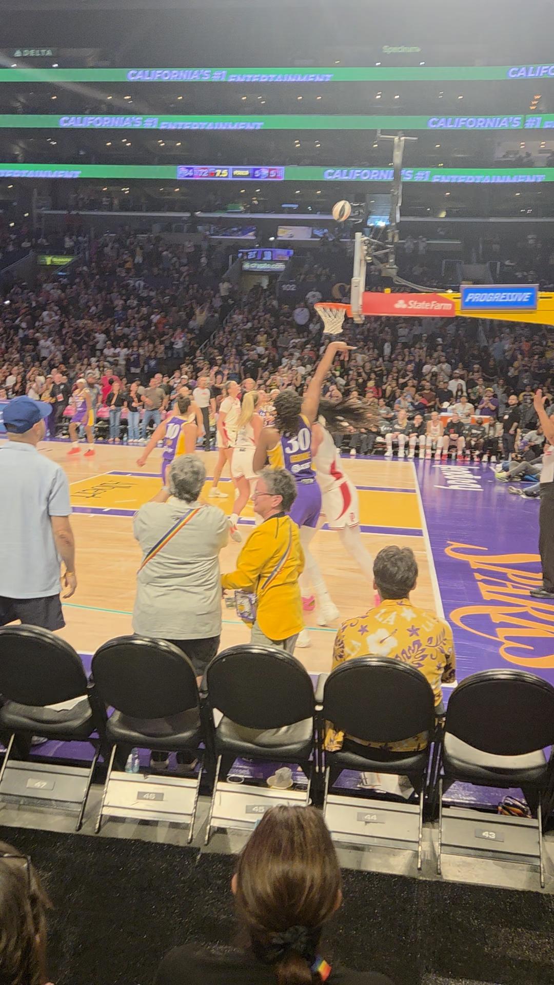 Real Fan View taken from Section 110 at Crypto.com Arena by Anton M