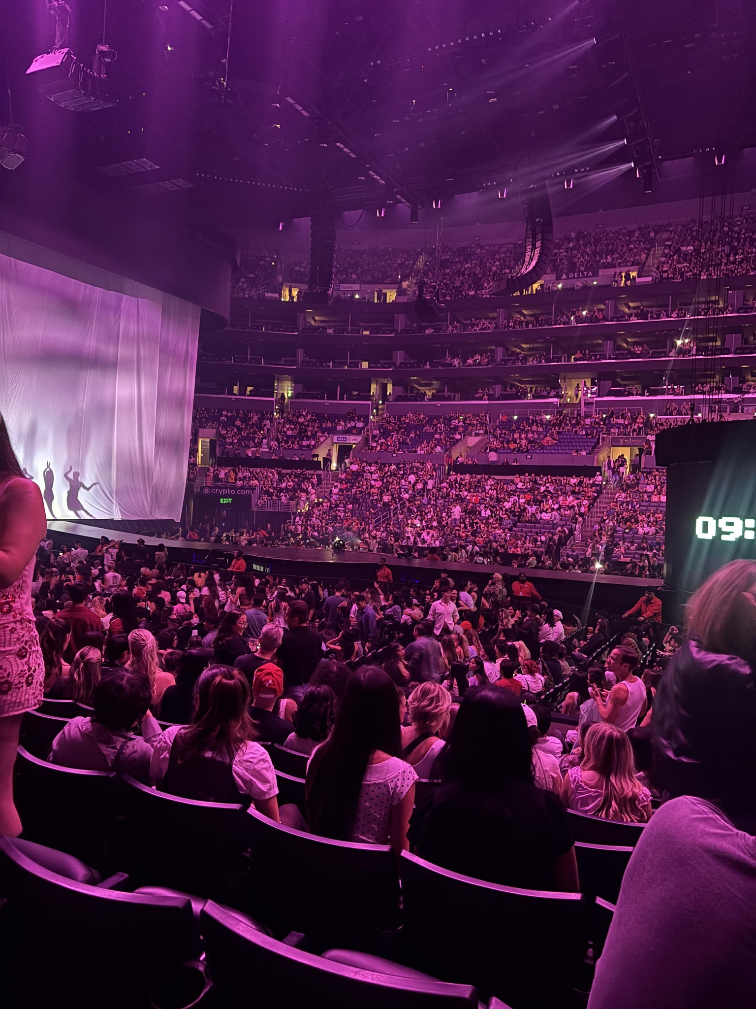 Real Fan View taken from Section 111 at Crypto.com Arena by Audry R