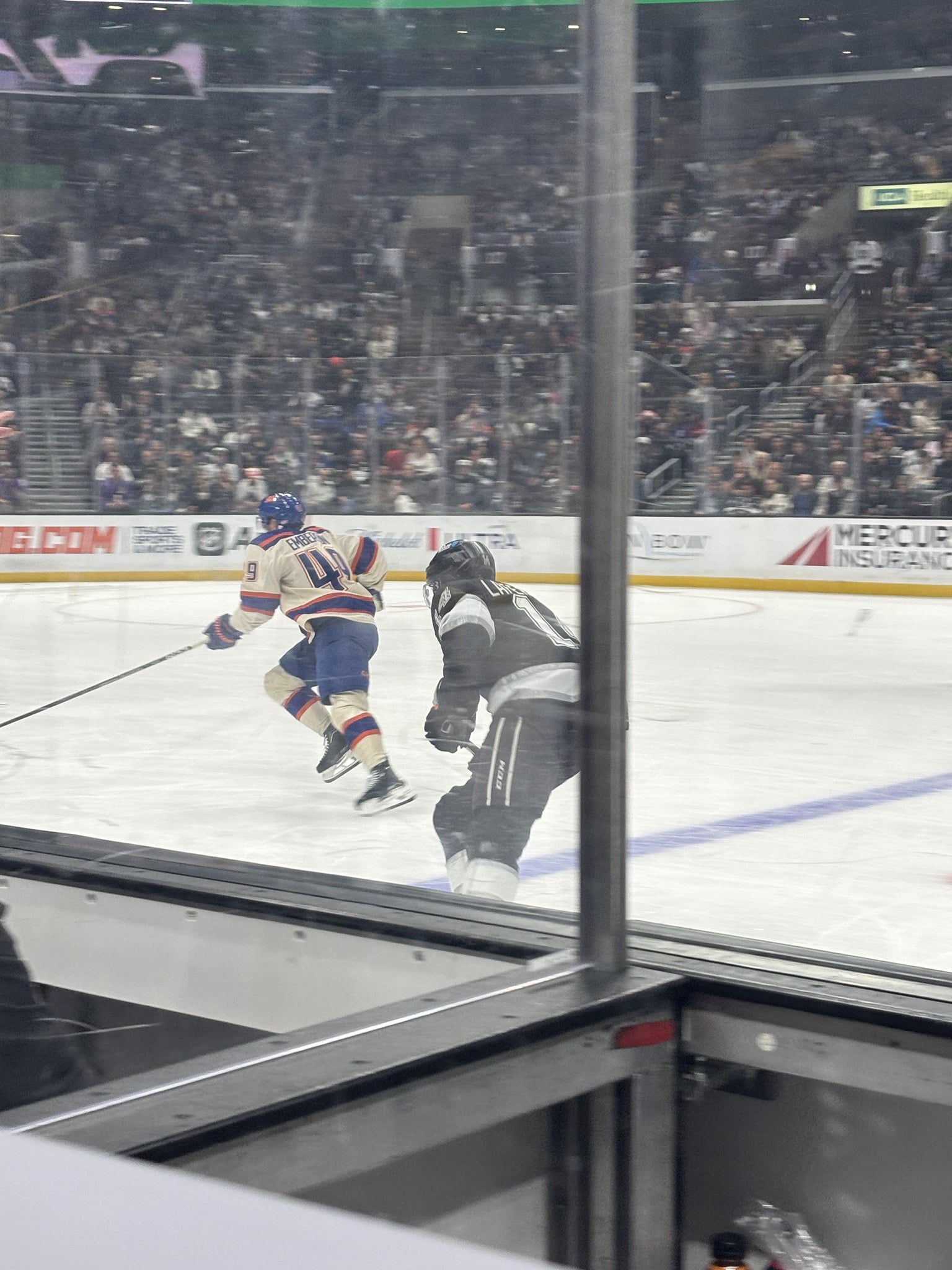 Real Fan View taken from Section 111 at Crypto.com Arena by Chris M