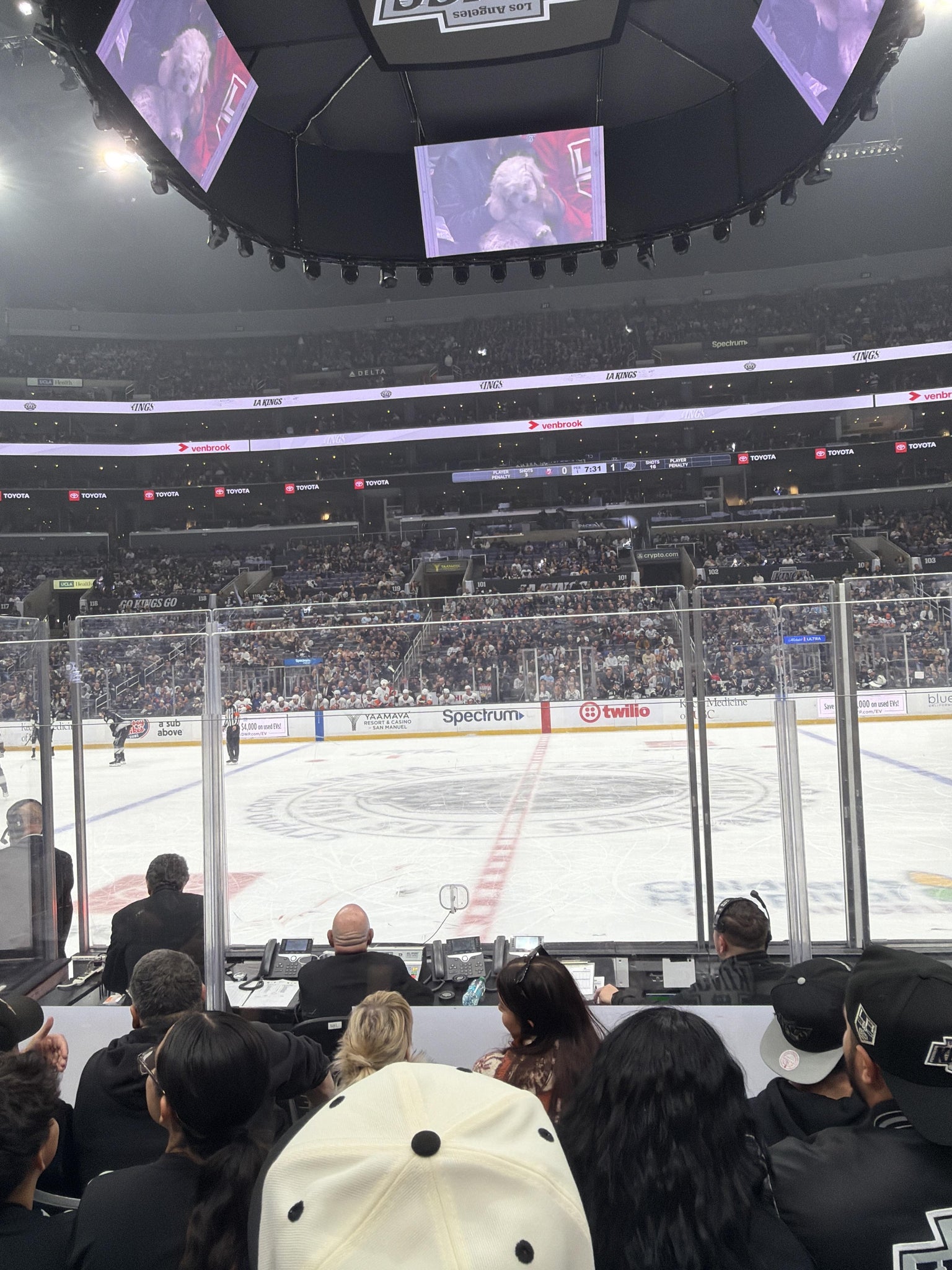 Real Fan View taken from Section 111 at Crypto.com Arena by Edgar M