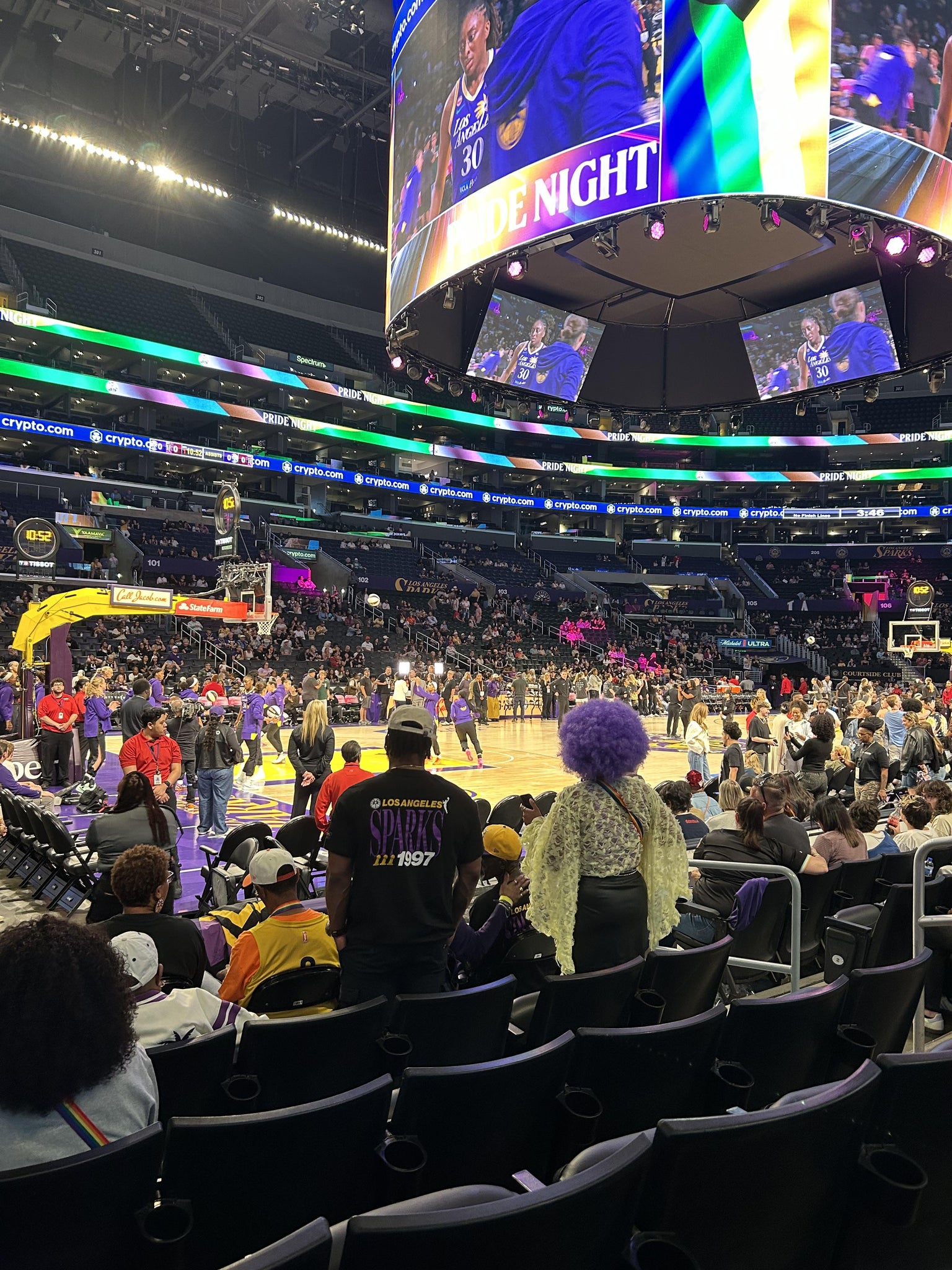 Real Fan View taken from Section 113 at Crypto.com Arena by Sarah F