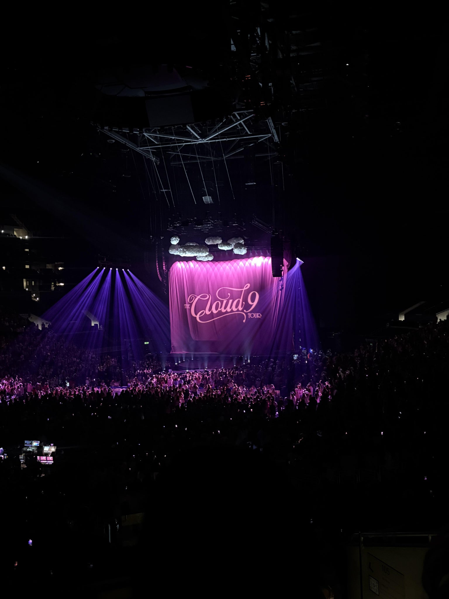 Real Fan View taken from Section 206 at Crypto.com Arena by Ariana R