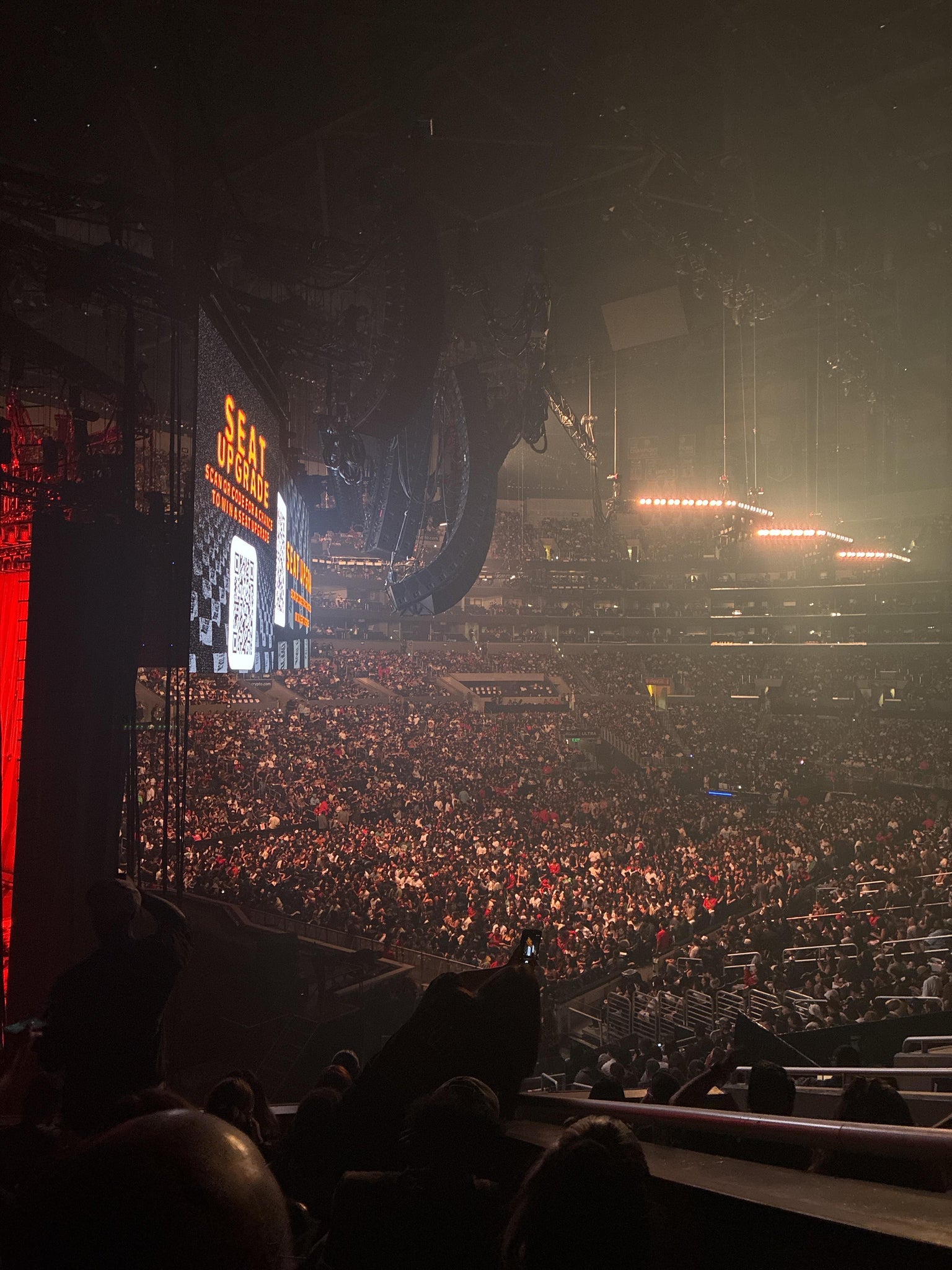 Real Fan View taken from Section 214 at Crypto.com Arena by Mia B