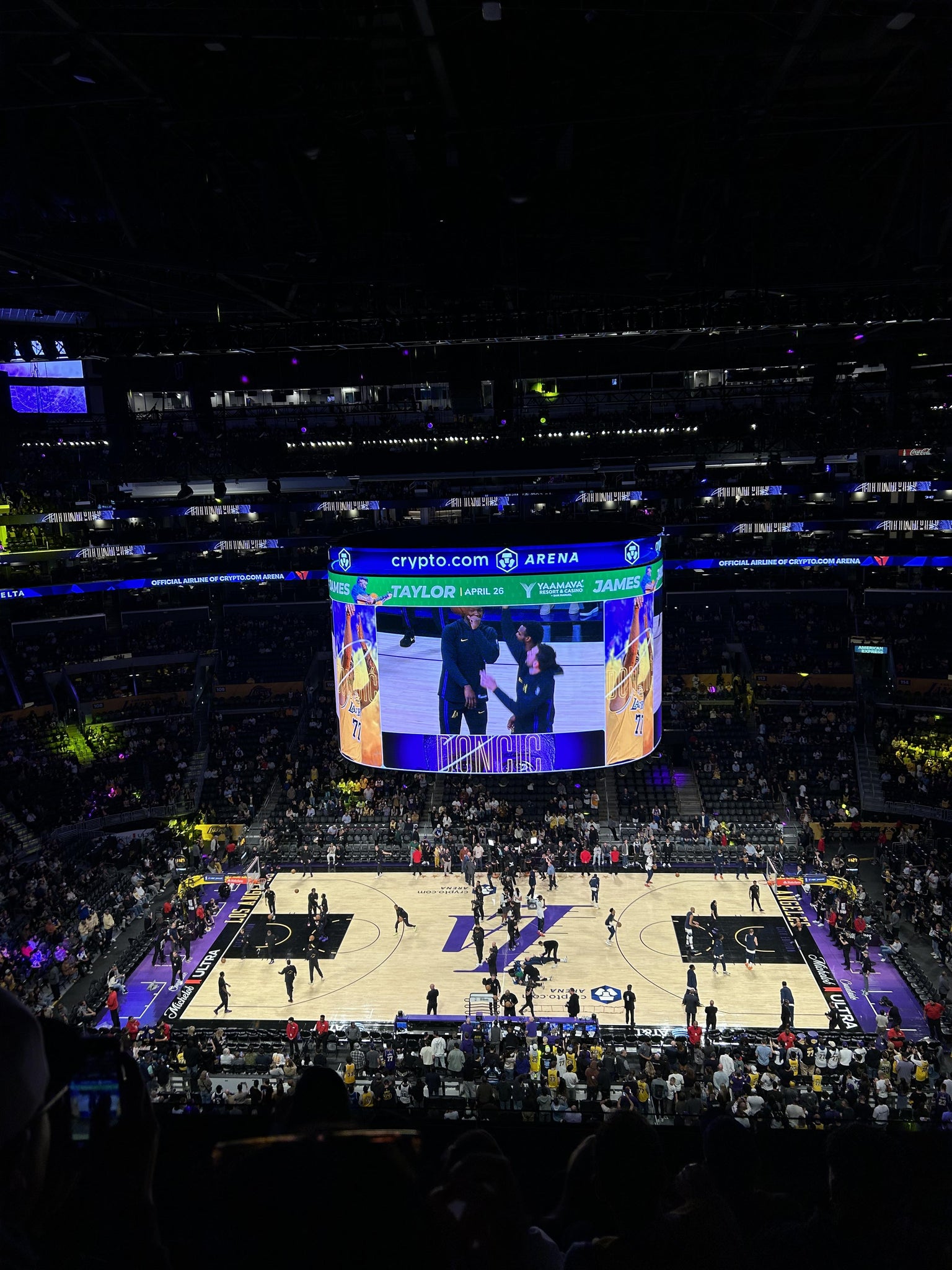 Real Fan View taken from Section 301 at Crypto.com Arena by Nadine F