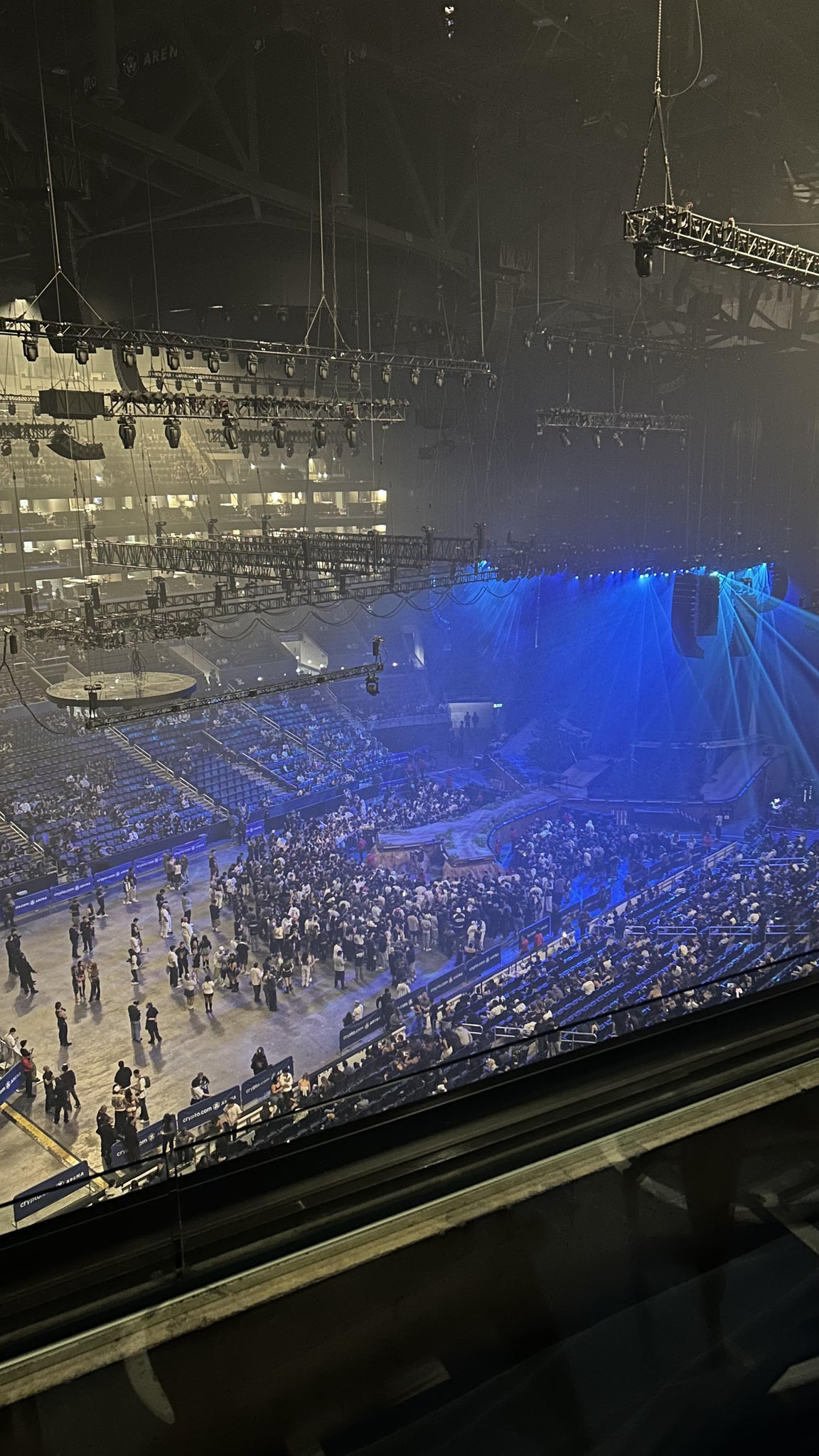 Real Fan View taken from Section 304 at Crypto.com Arena by Emily S