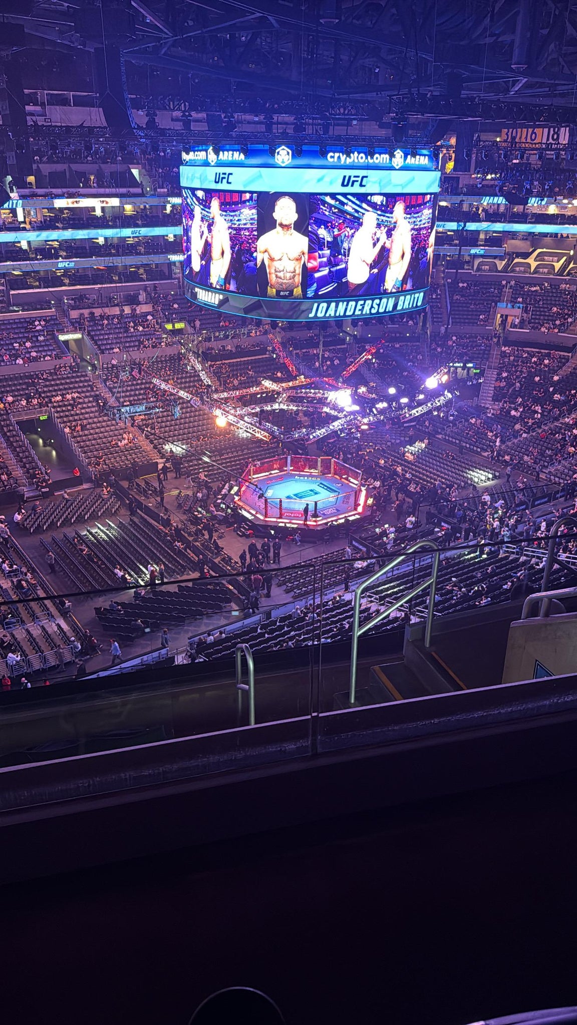 Real Fan View taken from Section 304 at Crypto.com Arena by Ivan L