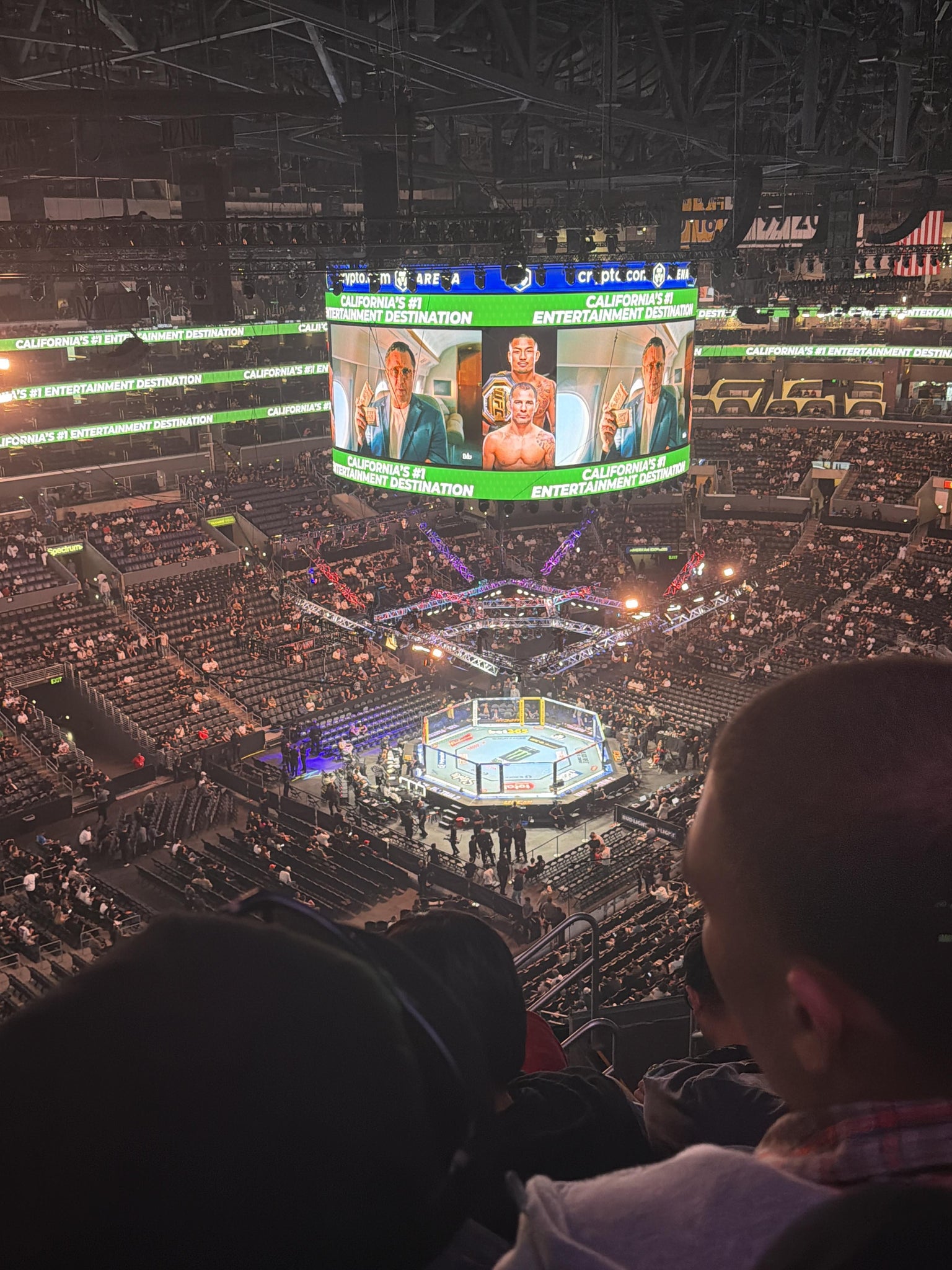 Real Fan View taken from Section 305 at Crypto.com Arena by Mike G