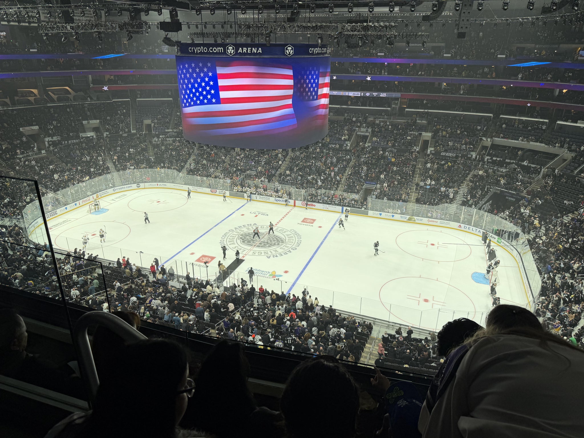 Real Fan View taken from Section 316 at Crypto.com Arena by Peter jazz D