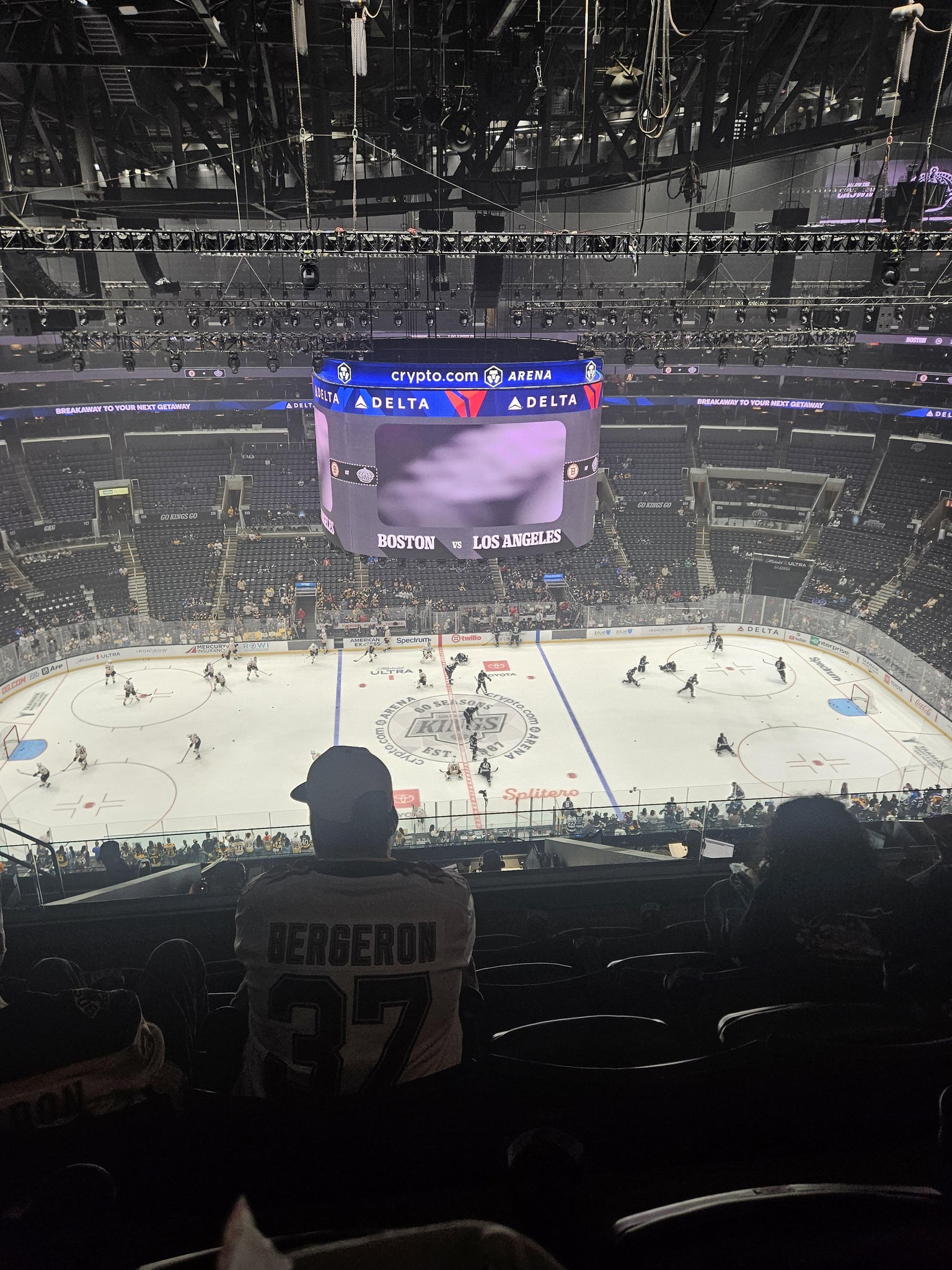 Real Fan View taken from Section 318 at Crypto.com Arena by Scott S
