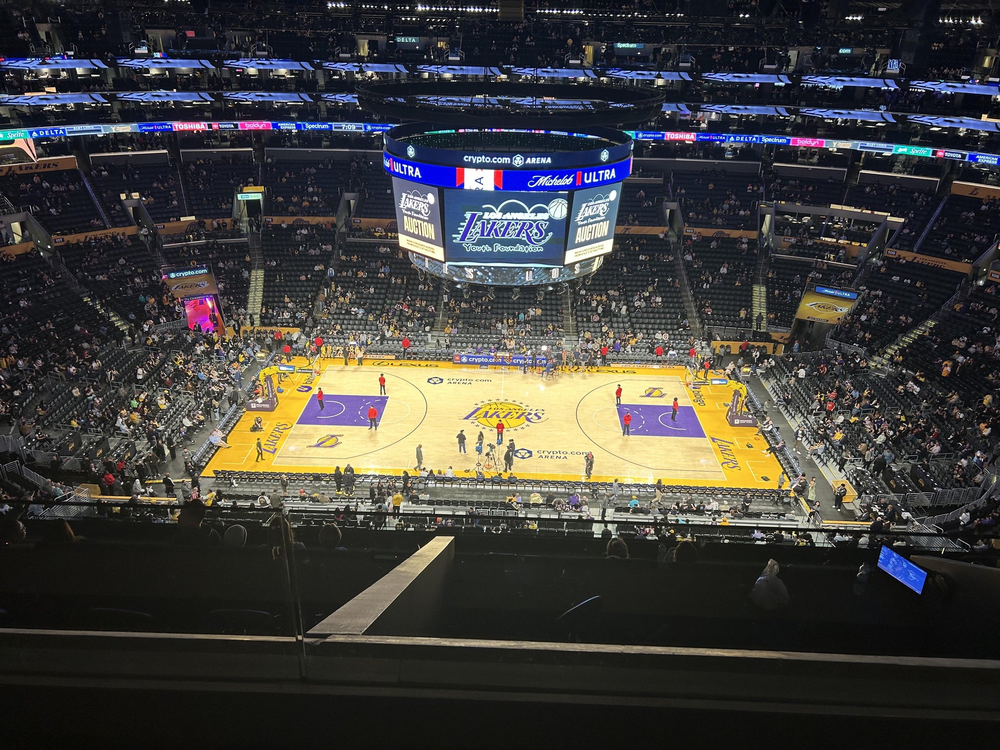 Real Fan View taken from Section 318 at Crypto.com Arena by Mikayla R