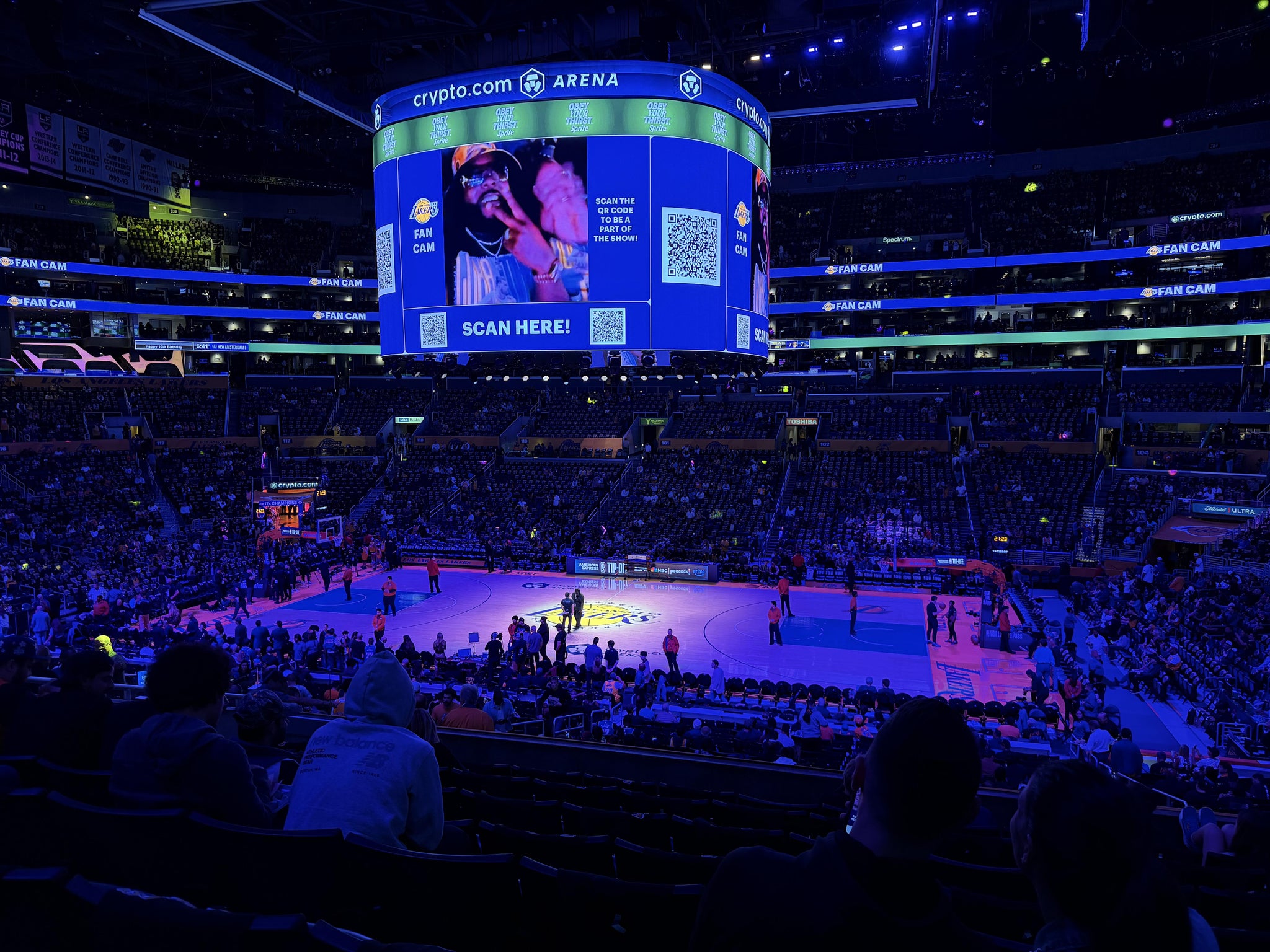 Real Fan View taken from Section Lot C at Crypto.com Arena by Anonymous User