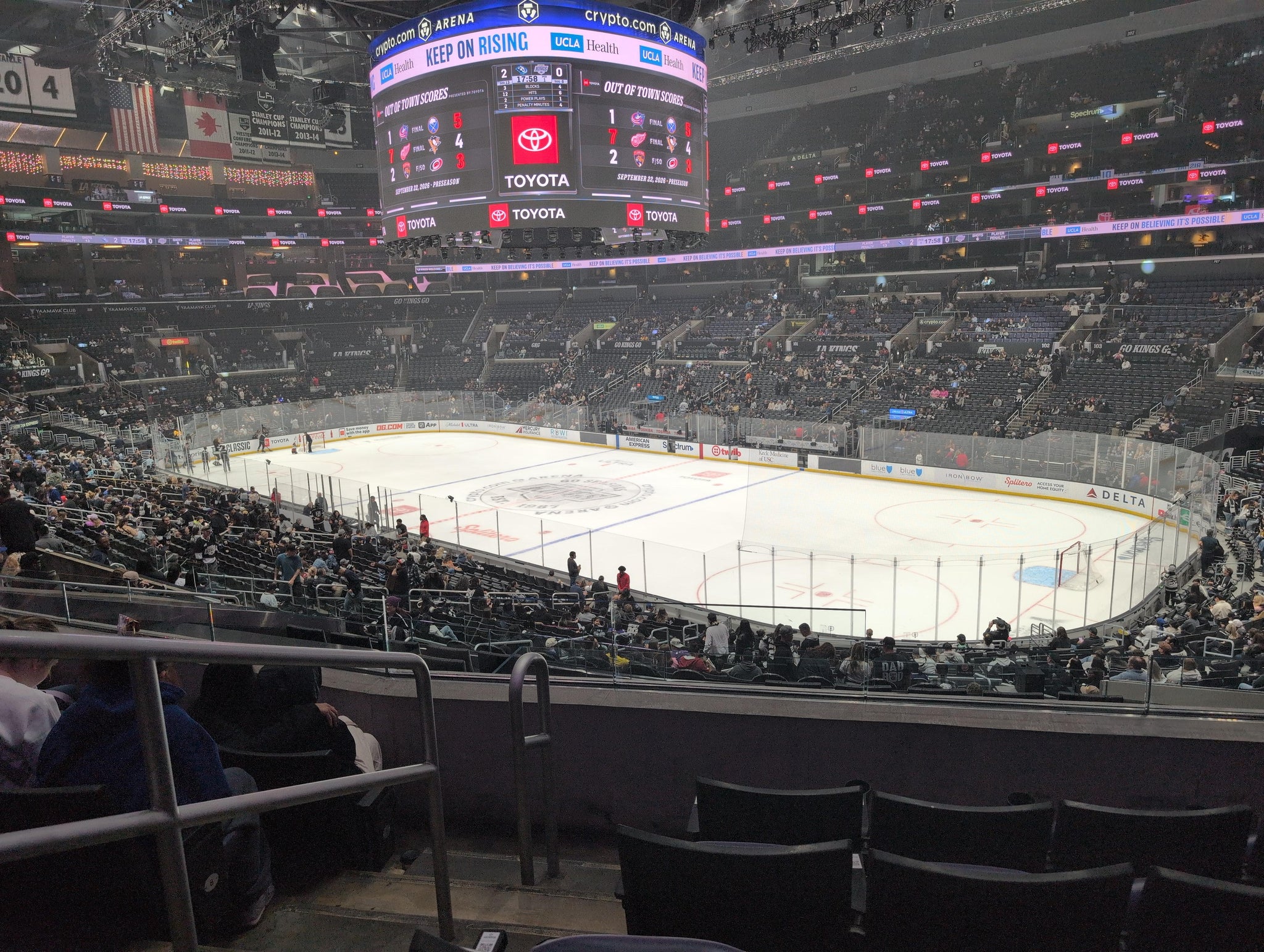 Real Fan View taken from Premier 10 at Crypto.com Arena by Connor H