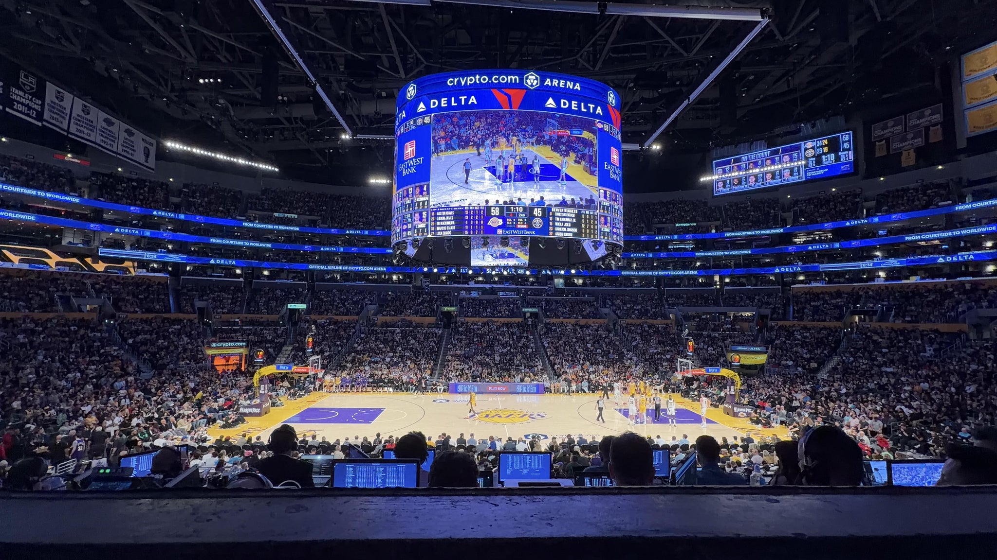 Real Fan View taken from Premier 14 at Crypto.com Arena by Spencer R