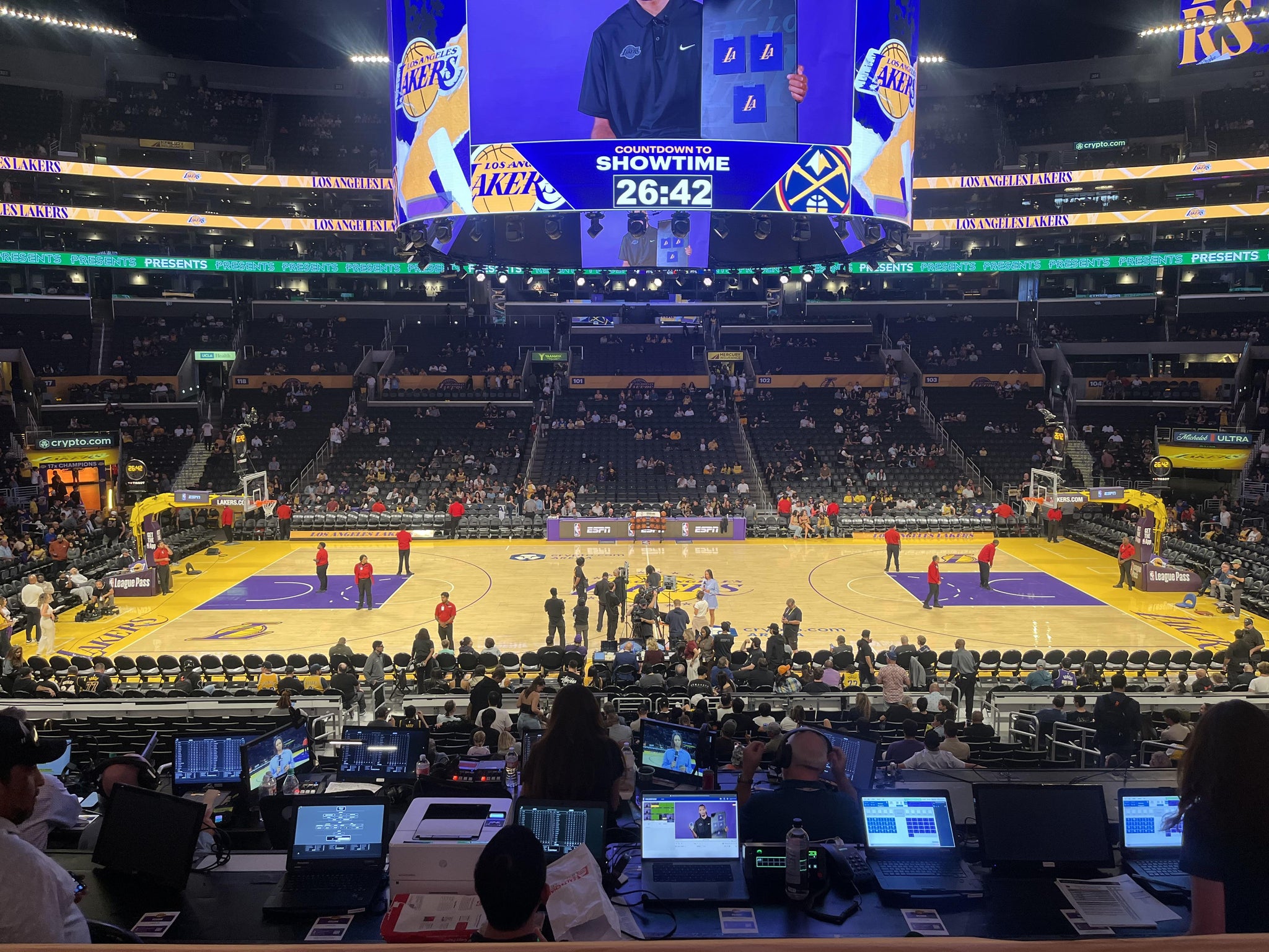 Real Fan View taken from Premier 14 at Crypto.com Arena by Jensan Y