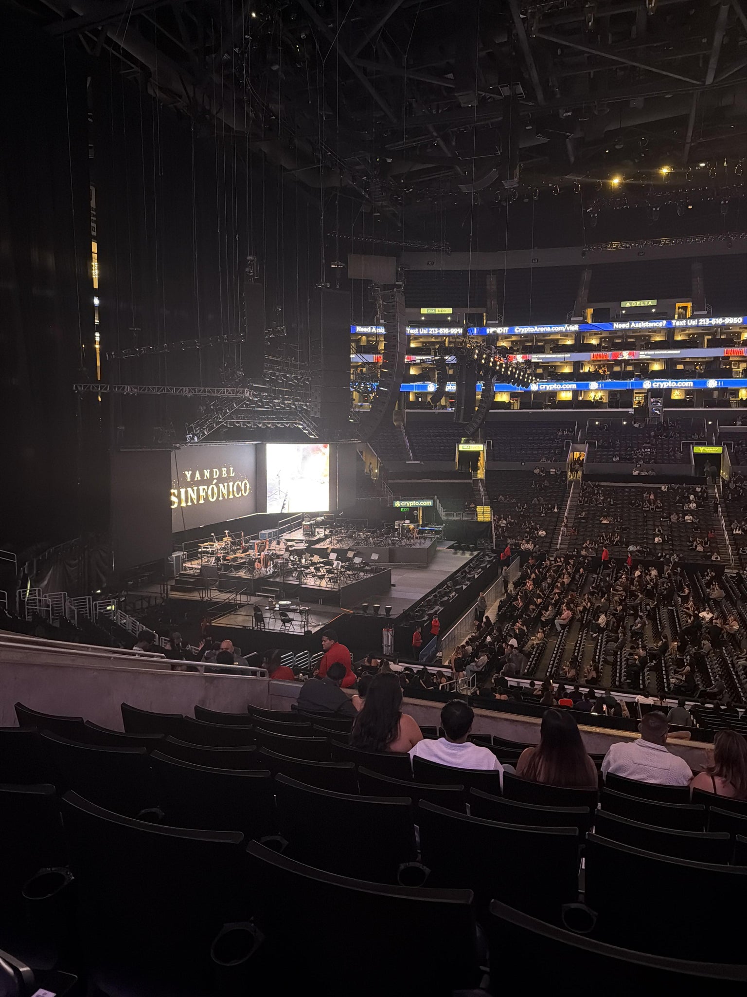 Real Fan View taken from Premier 15 at Crypto.com Arena by Jessica S