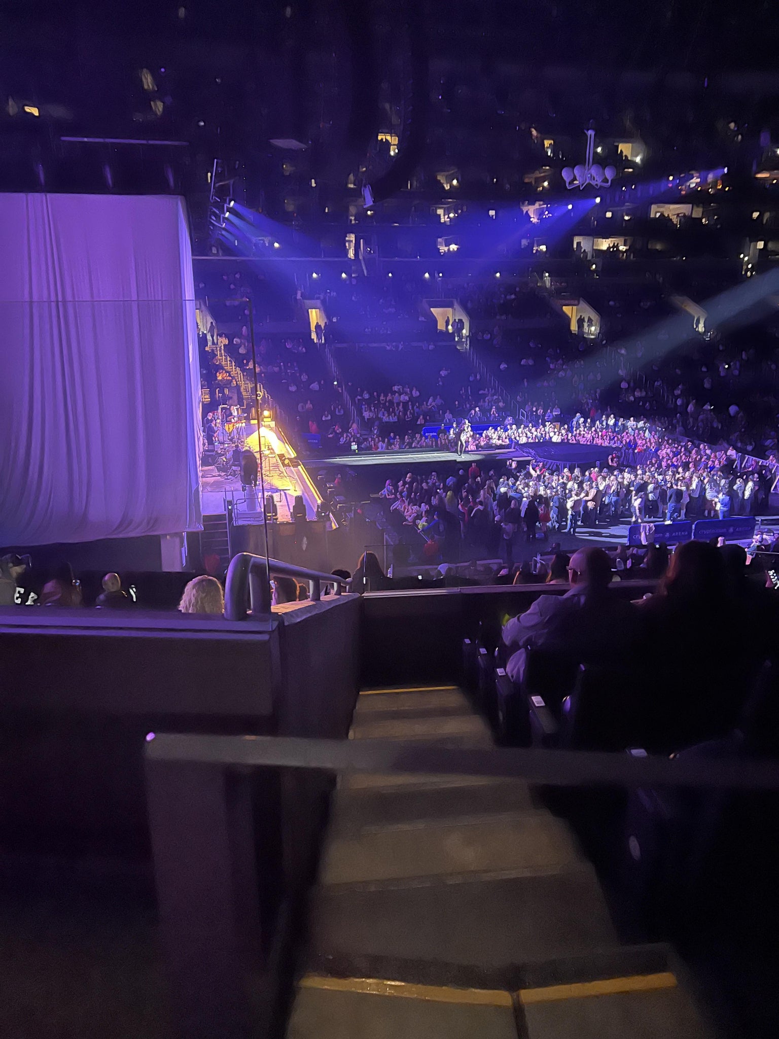 Real Fan View taken from Premier 16 at Crypto.com Arena by Jose R