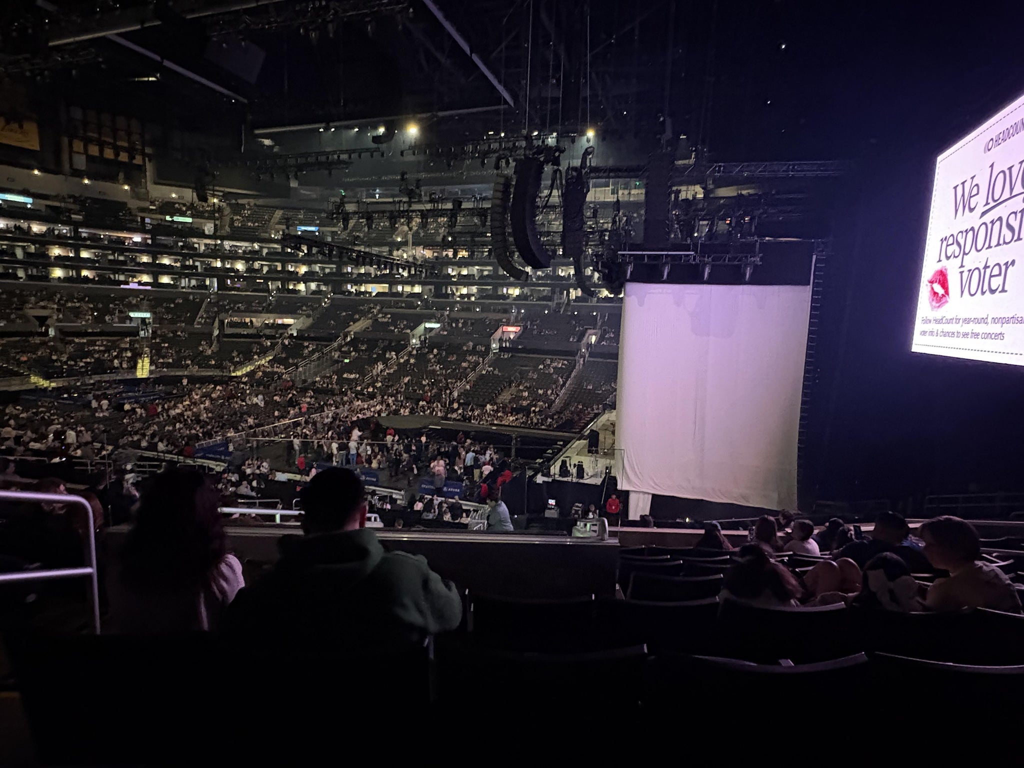 Real Fan View taken from Premier 2 at Crypto.com Arena by Irene C