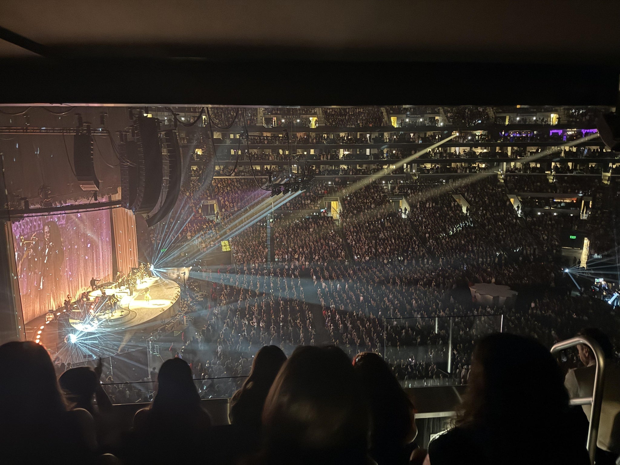 Real Fan View taken from Suite B 53 at Crypto.com Arena by Tiffany G