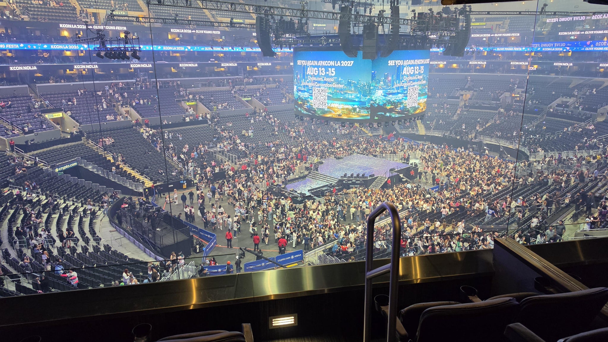 Real Fan View taken from Suite B 59 at Crypto.com Arena by Carolyn K